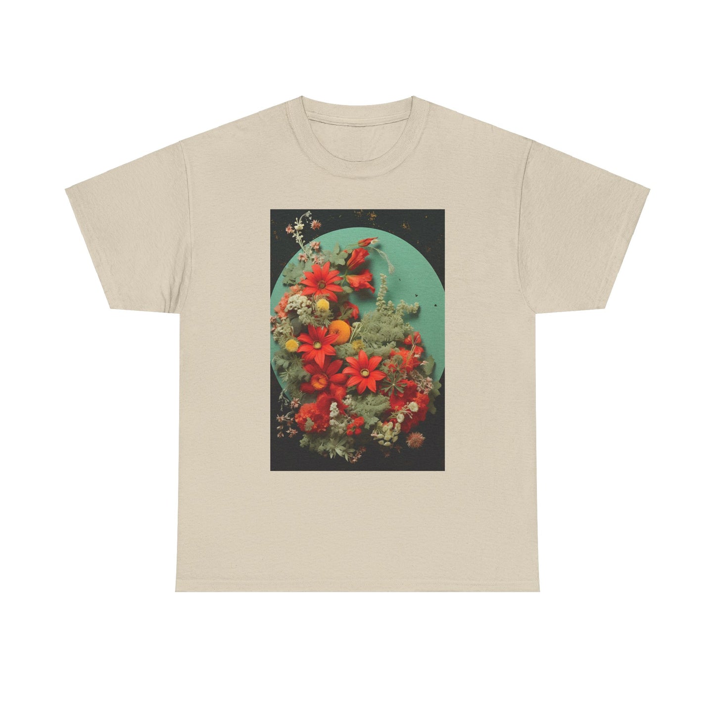 Flower Garden Unisex Heavy Cotton Tee