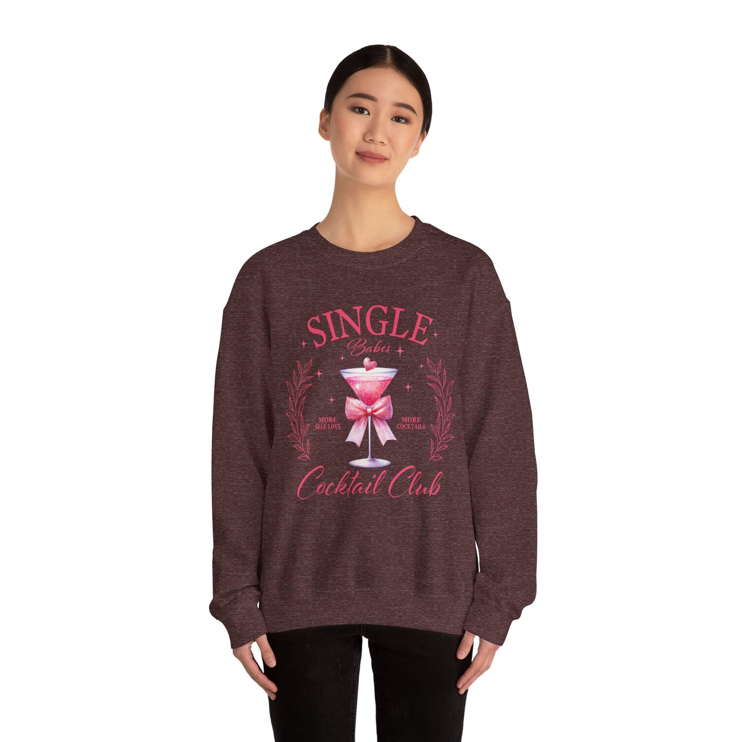 Single Babes Cocktail Club Unisex Heavy Blend™ Crewneck Sweatshirt