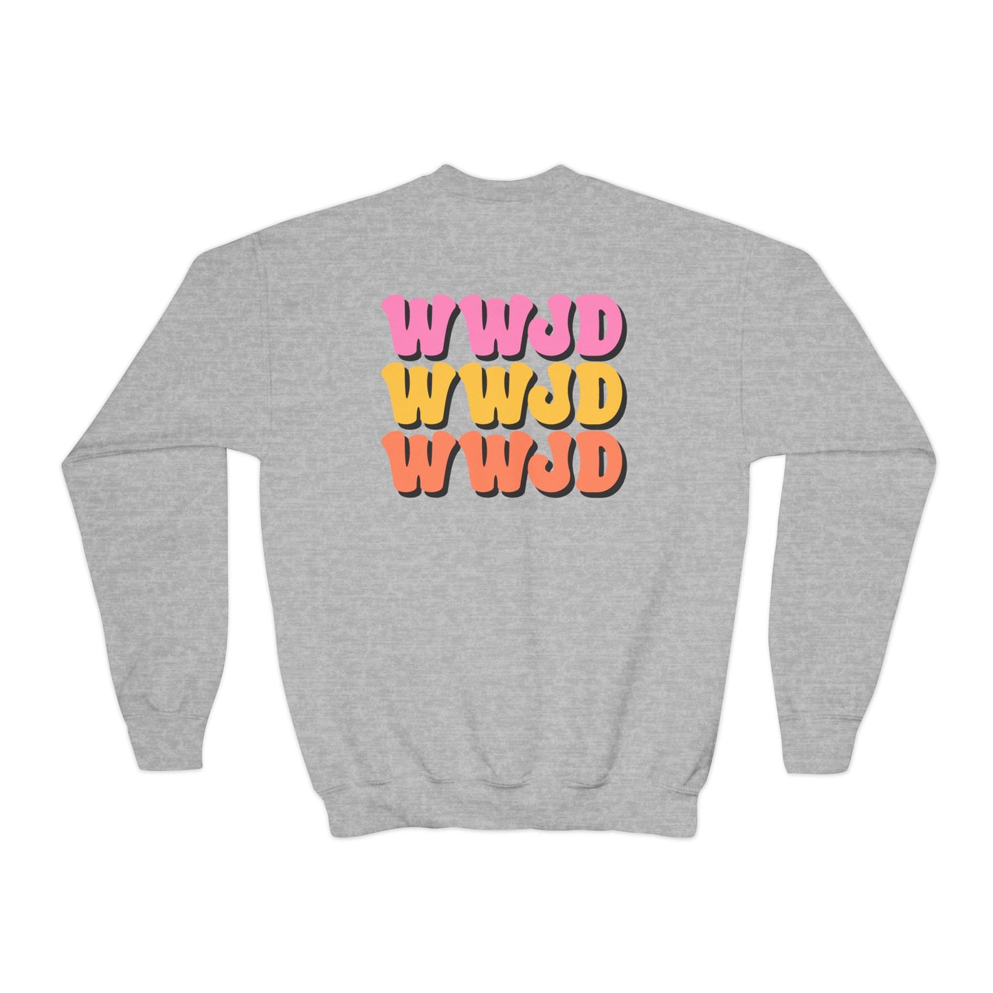 Jesus Fan On Board Youth Crewneck Sweatshirt