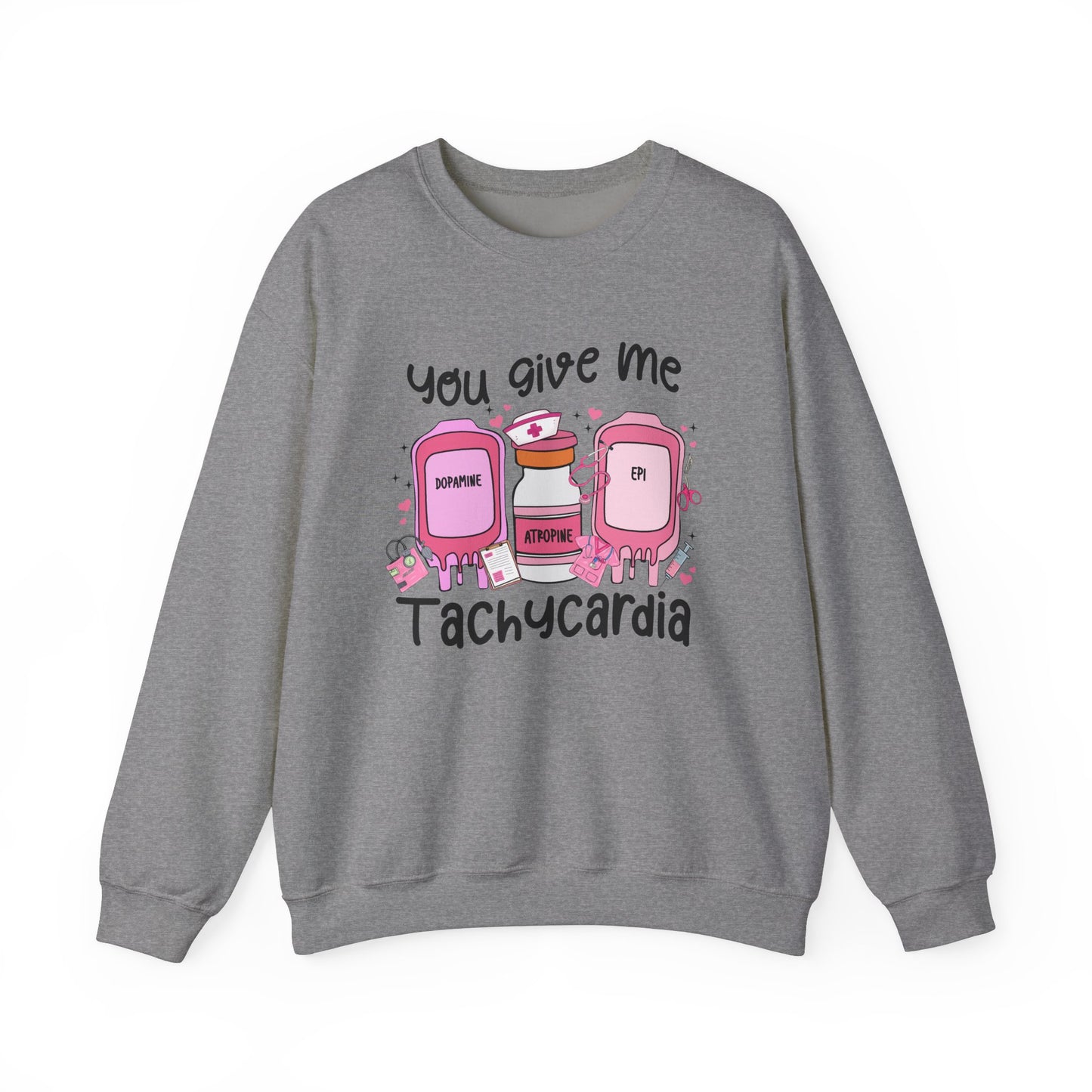 You Give Me Tachycardia Unisex Heavy Blend™ Crewneck Sweatshirt
