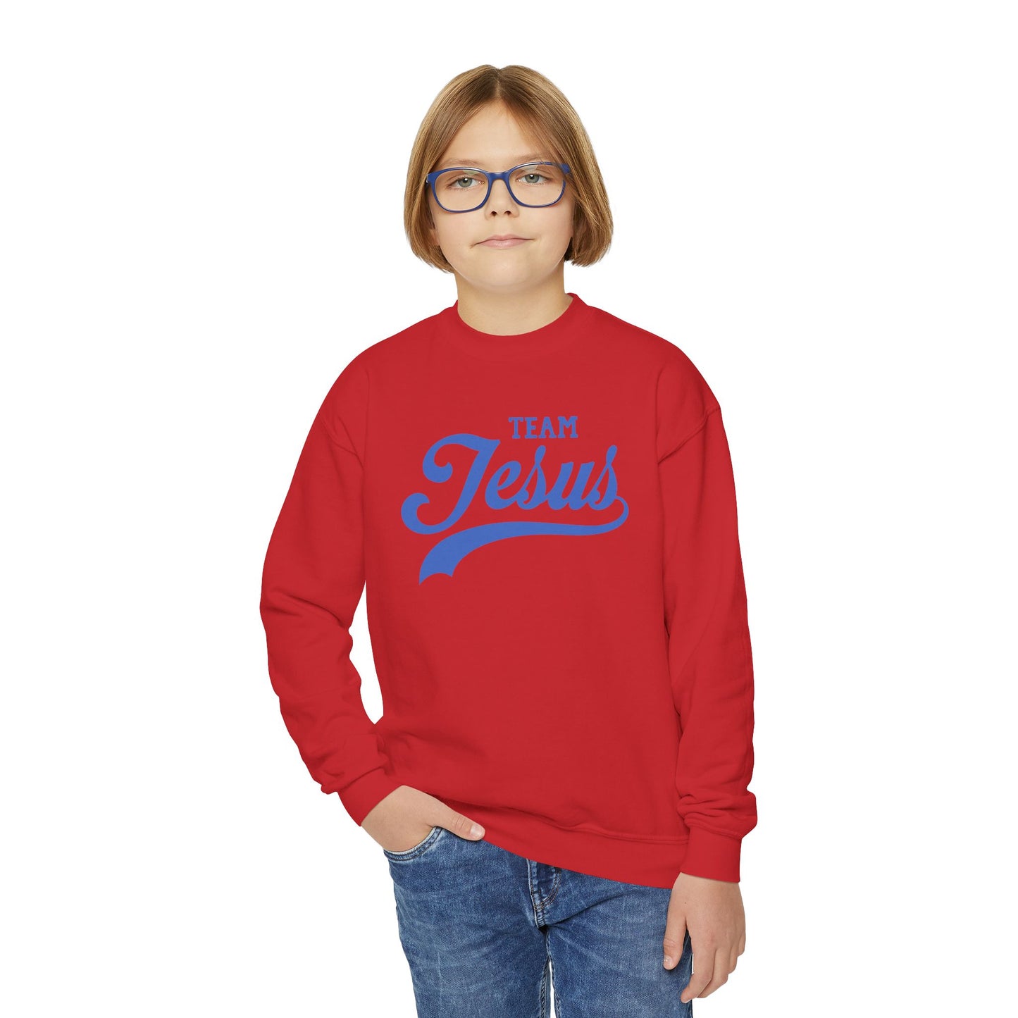 Team Jesus Youth Crewneck Sweatshirt