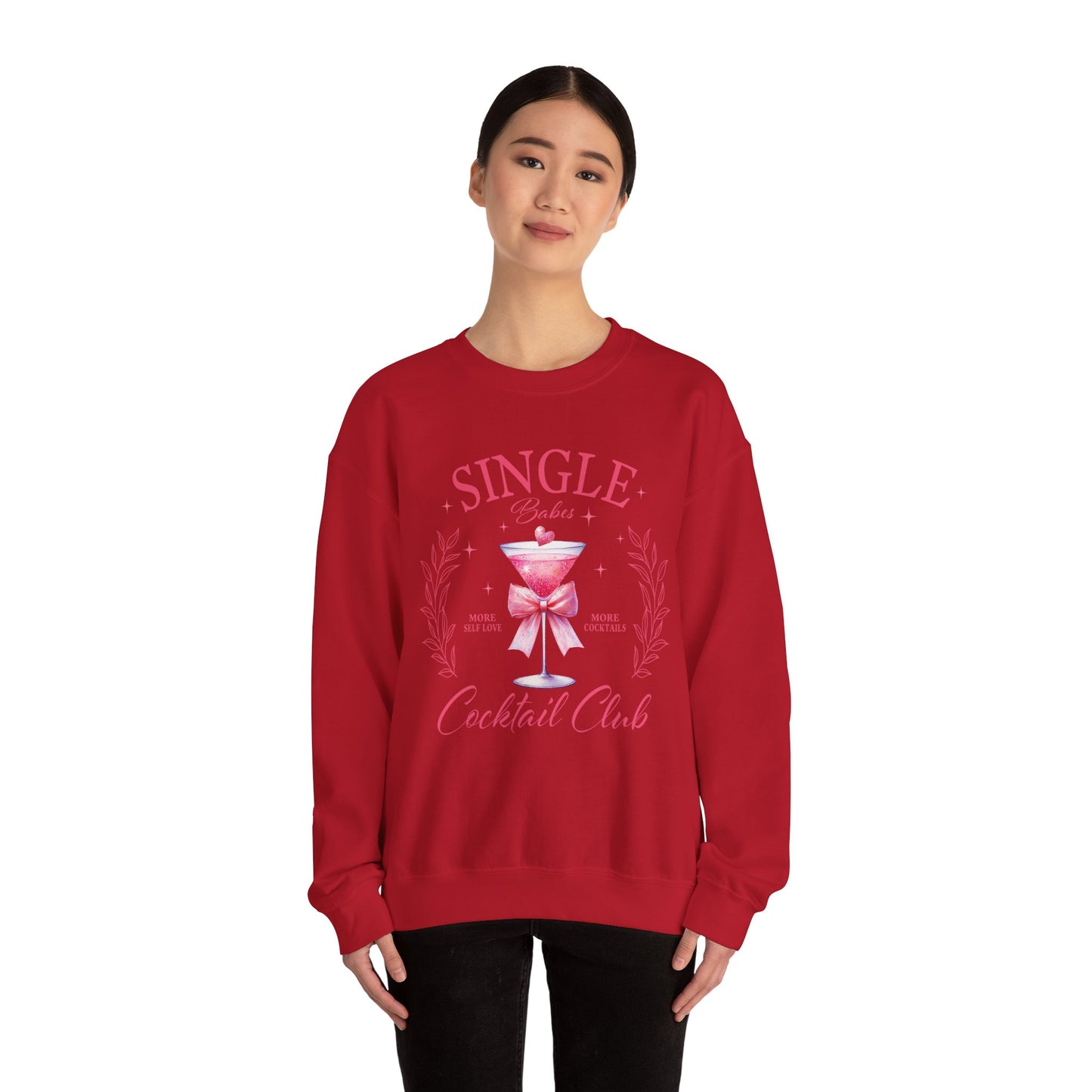Single Babes Cocktail Club Unisex Heavy Blend™ Crewneck Sweatshirt