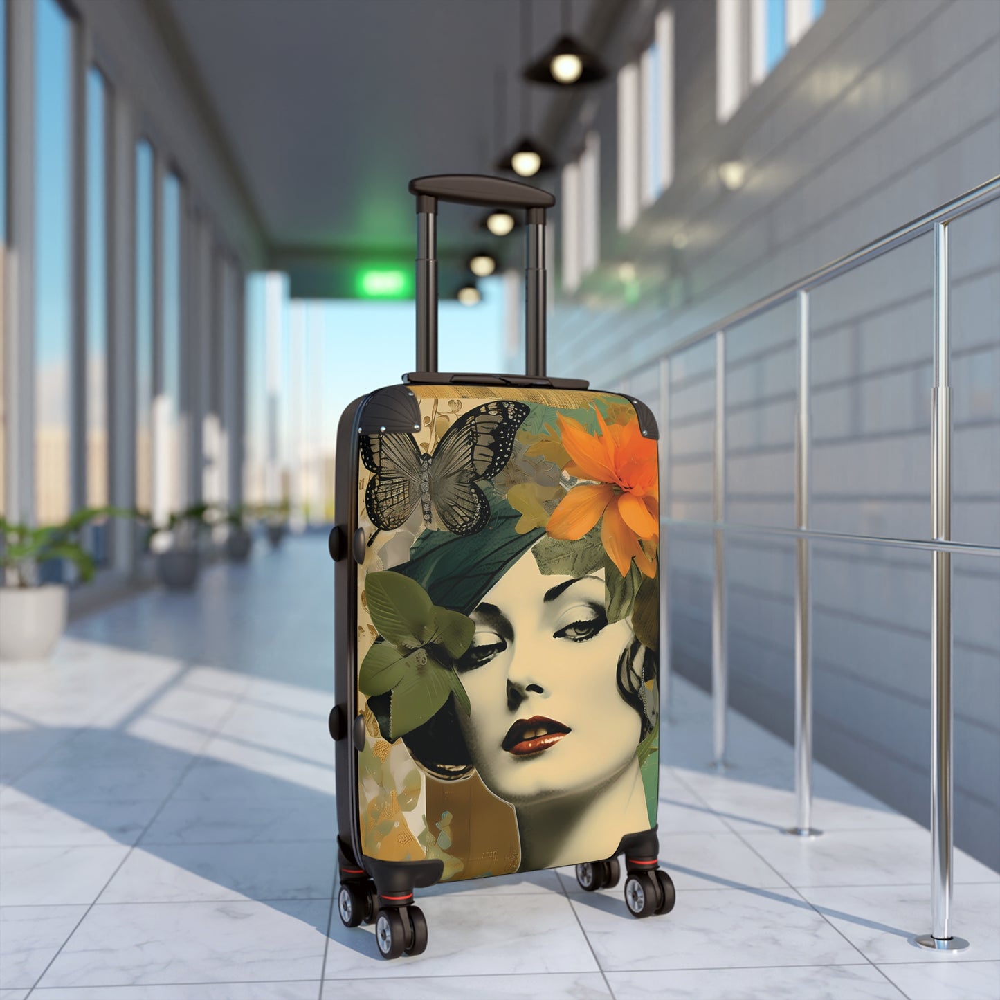 Retro Radiance Suitcase