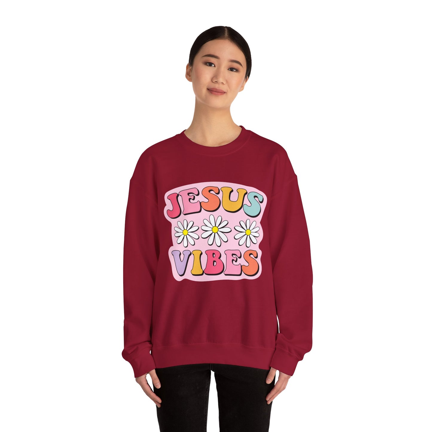 Jesus Vibes Unisex Heavy Blend™ Crewneck Sweatshirt