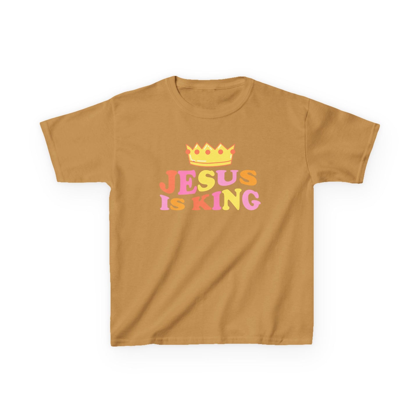 Jesus Is King Kids Heavy Cotton™ Tee