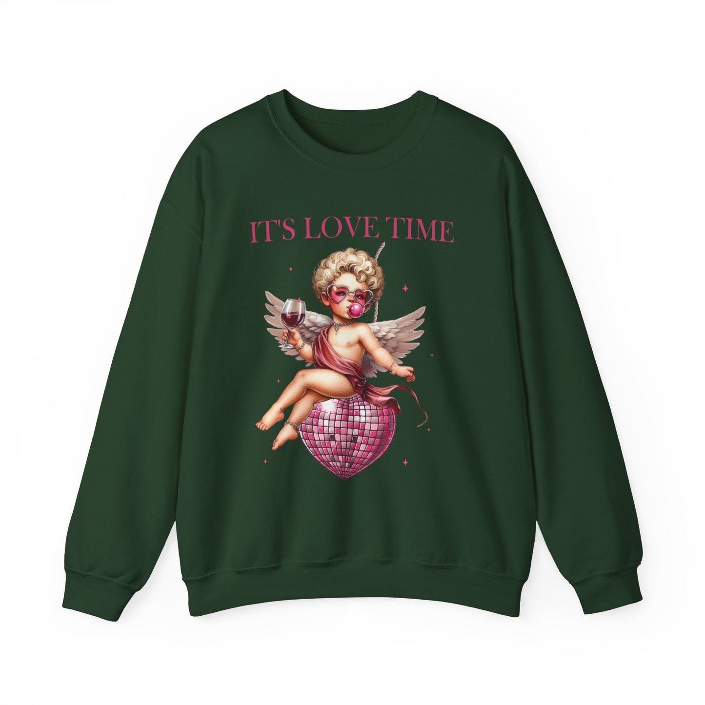 It’s Love Time Unisex Heavy Blend™ Crewneck Sweatshirt