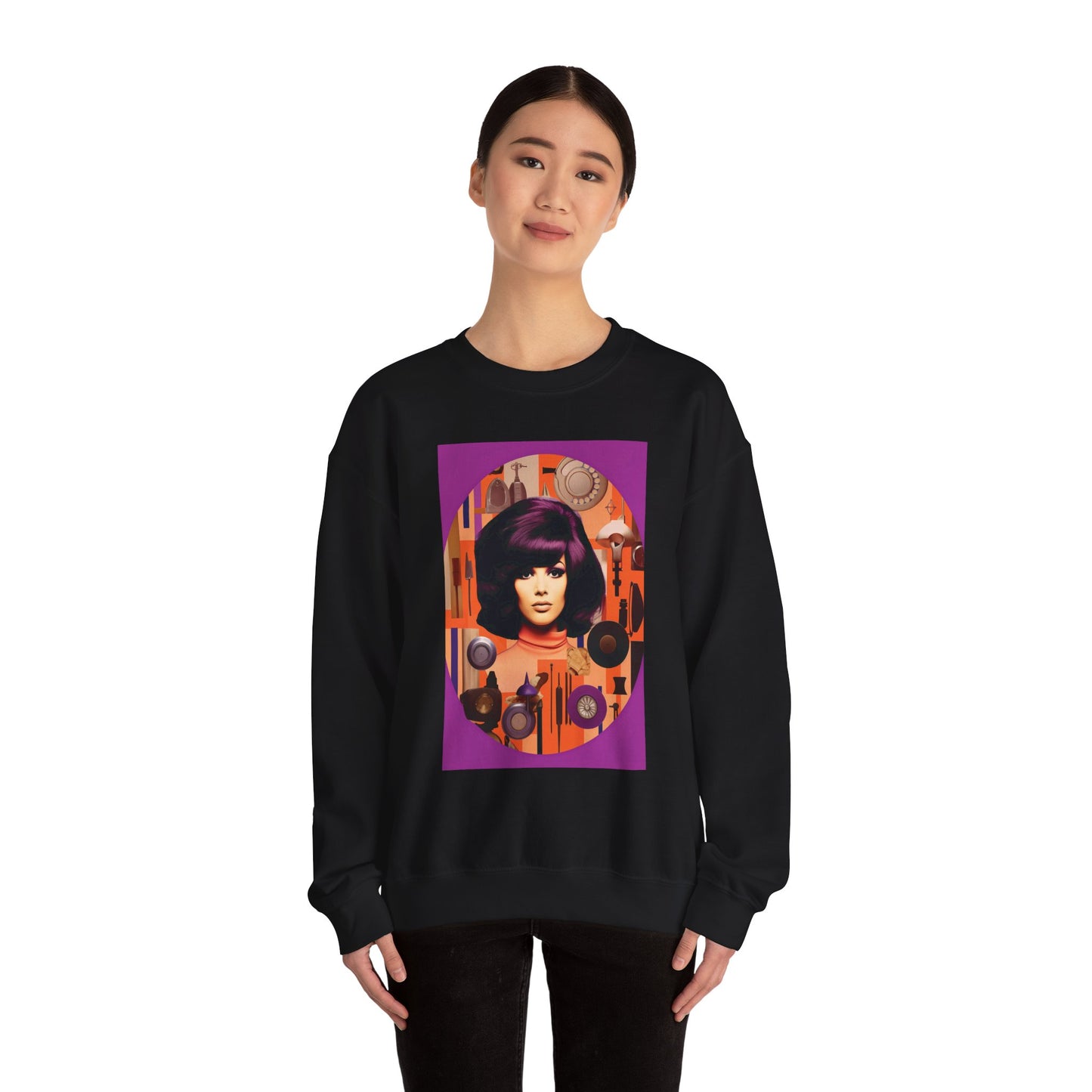Purple Hue Unisex Heavy Blend™ Crewneck Sweatshirt