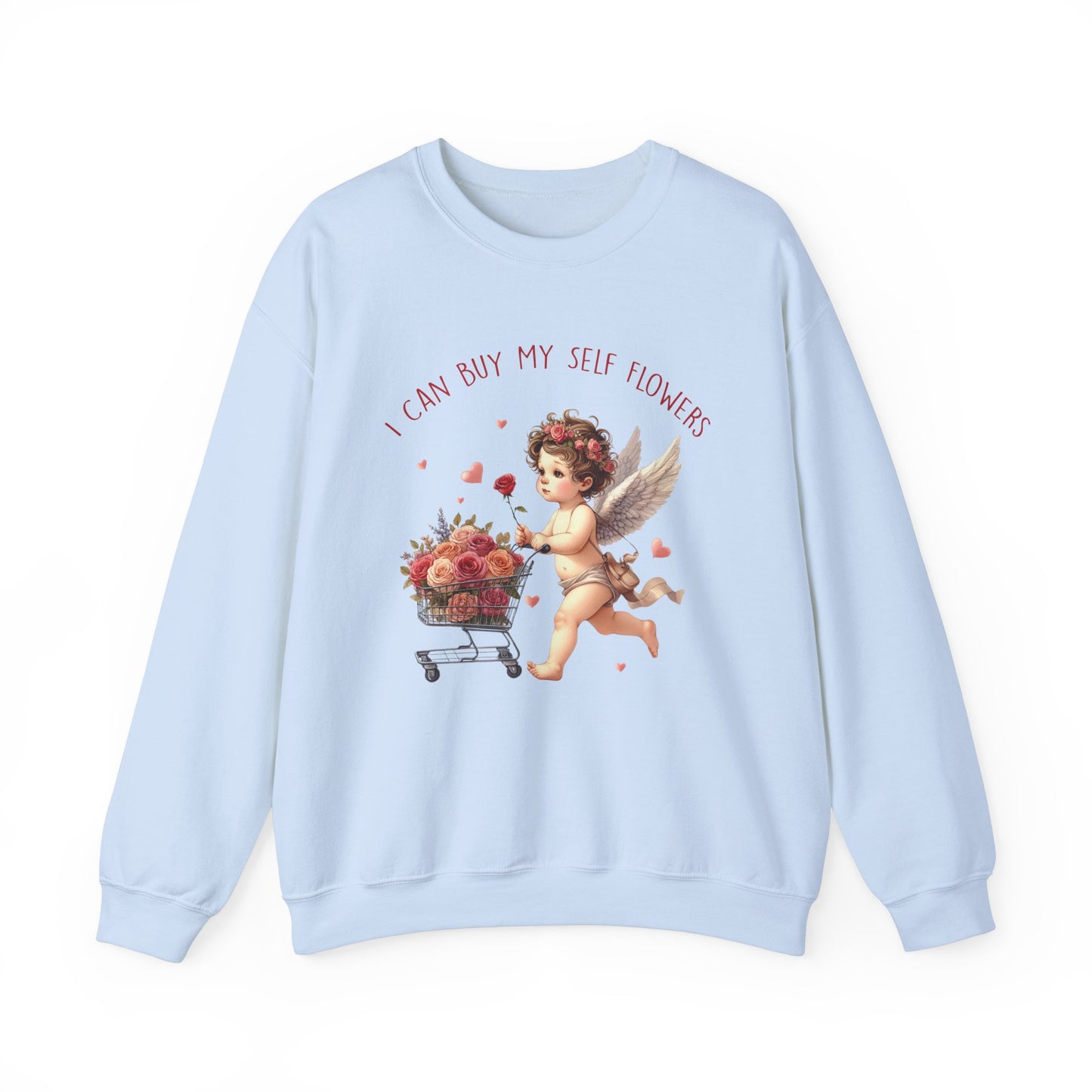 I Can Buy Myself Flowers Unisex Heavy Blend™ Crewneck Sweatshirt