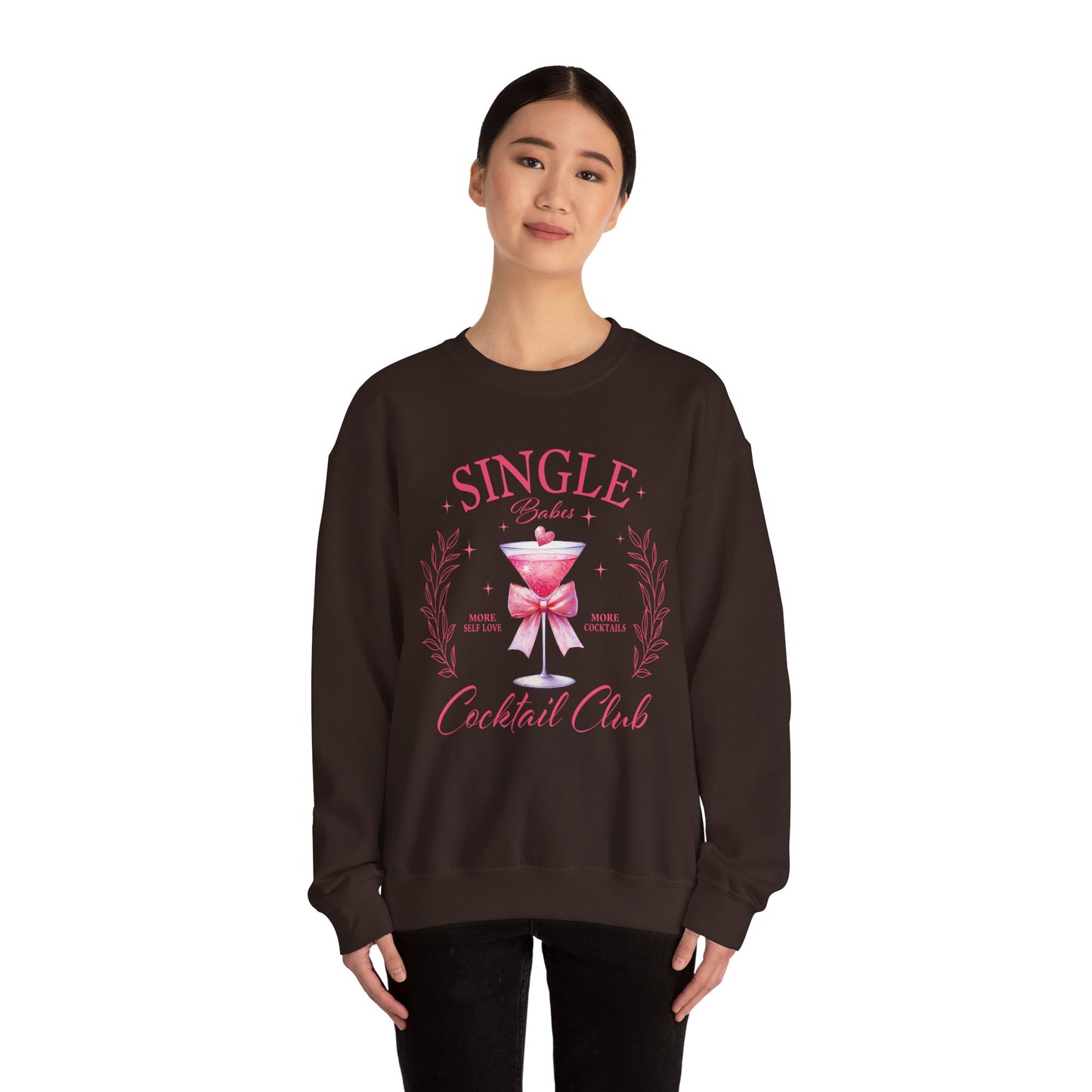 Single Babes Cocktail Club Unisex Heavy Blend™ Crewneck Sweatshirt