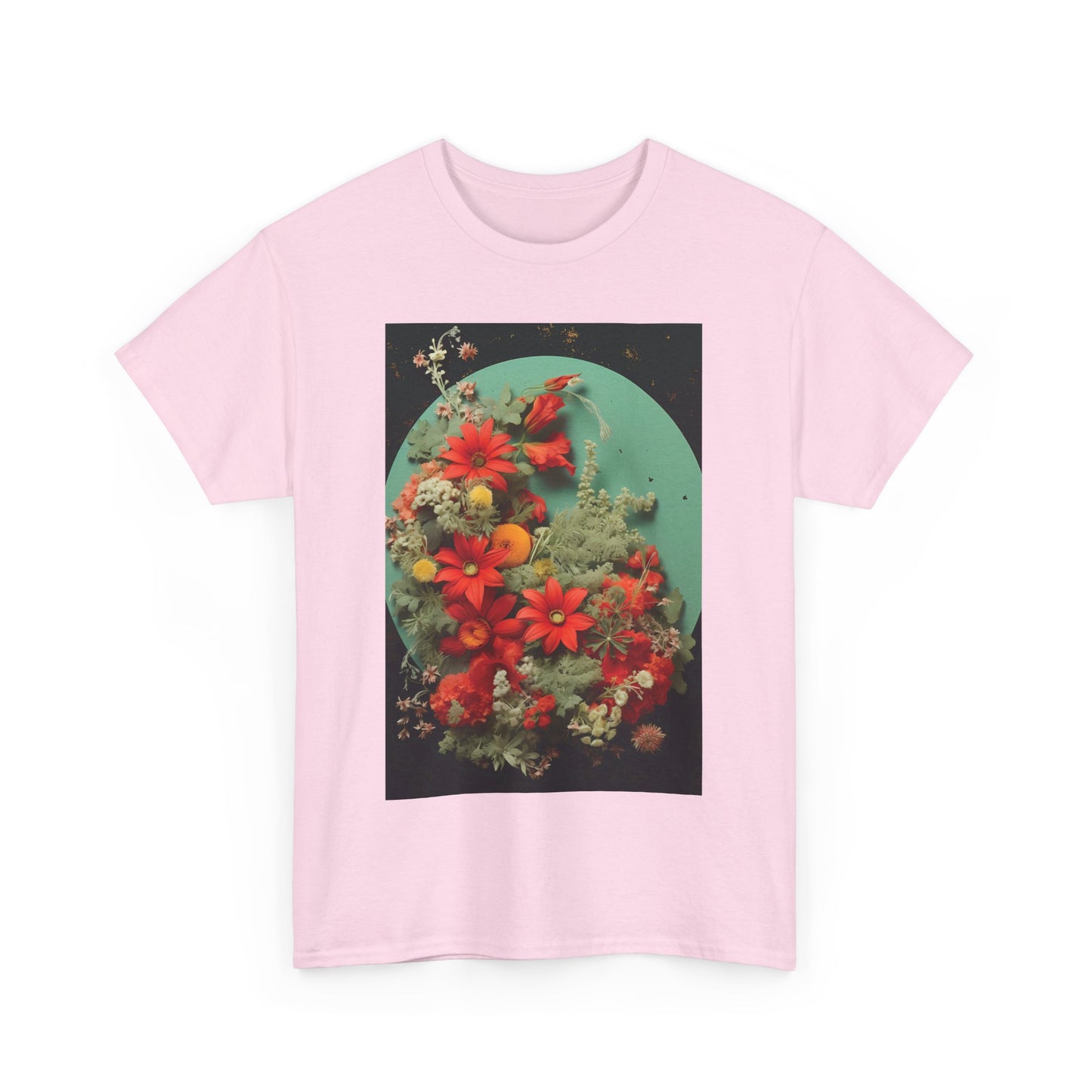 Flower Garden Unisex Heavy Cotton Tee