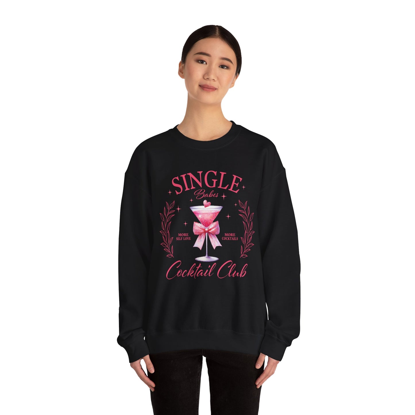 Single Babes Cocktail Club Unisex Heavy Blend™ Crewneck Sweatshirt