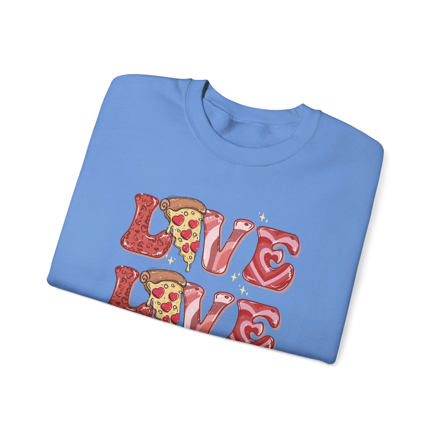 PIZZA Love Unisex Heavy Blend™ Crewneck Sweatshirt