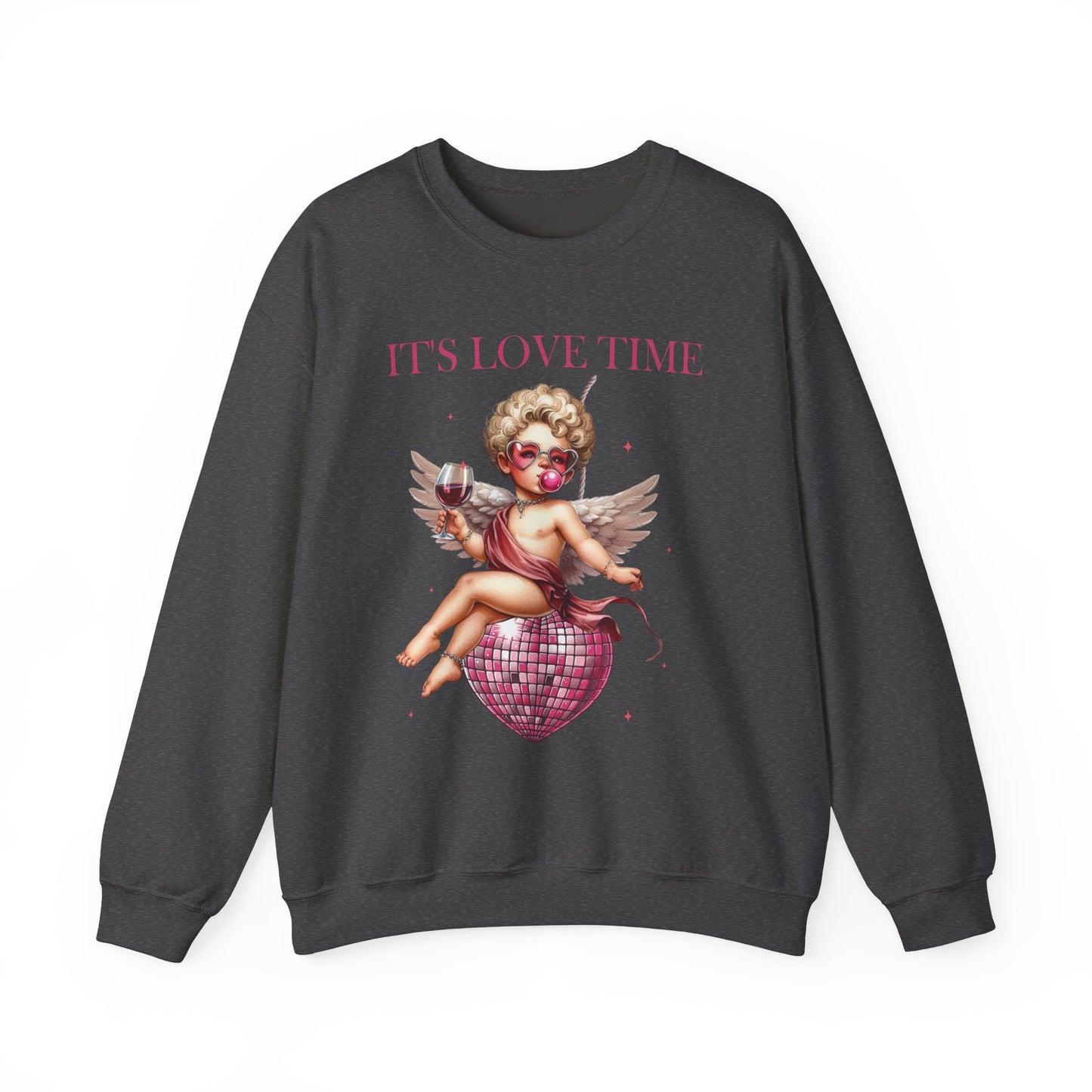 It’s Love Time Unisex Heavy Blend™ Crewneck Sweatshirt