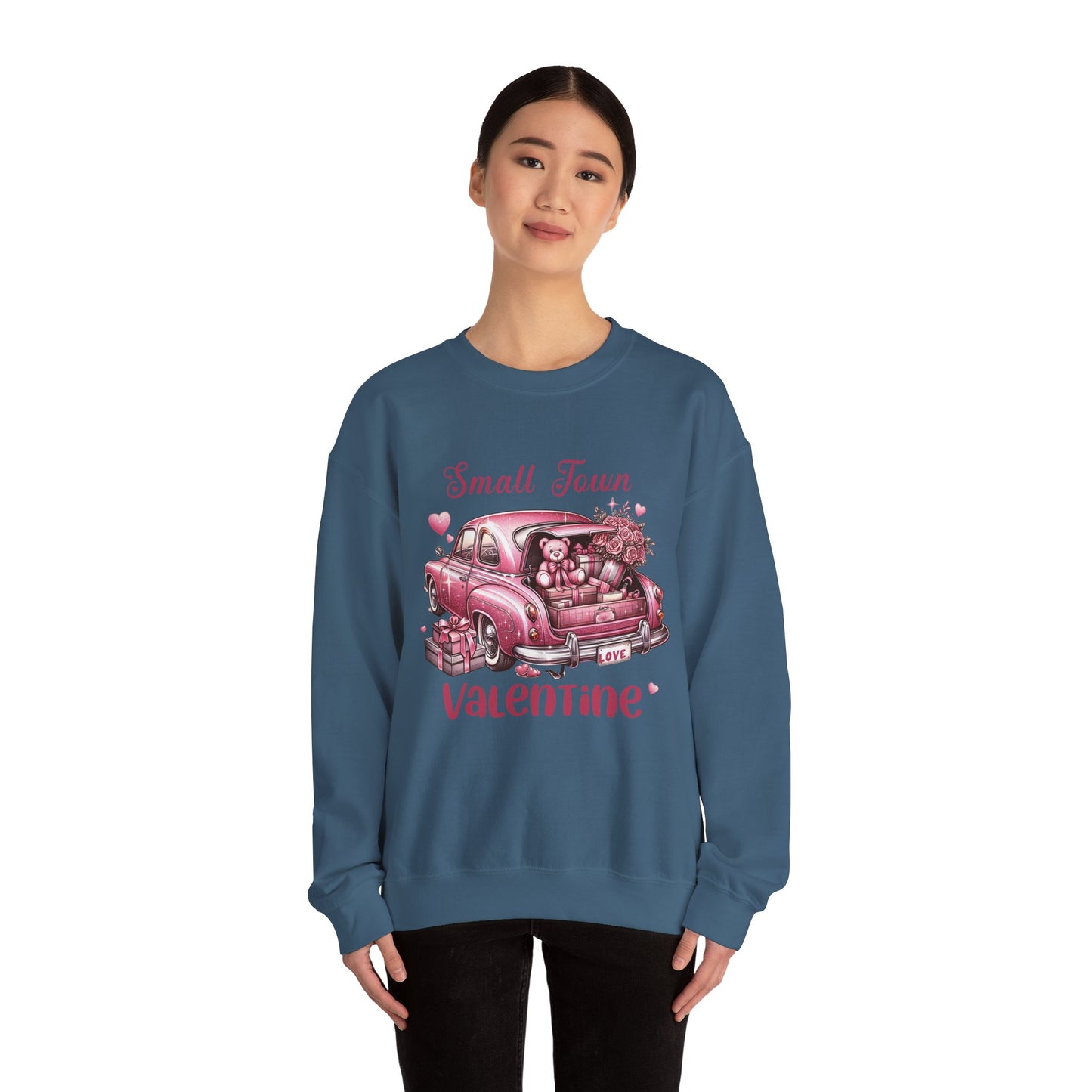 Small Town Valentine Unisex Heavy Blend™ Crewneck Sweatshirt