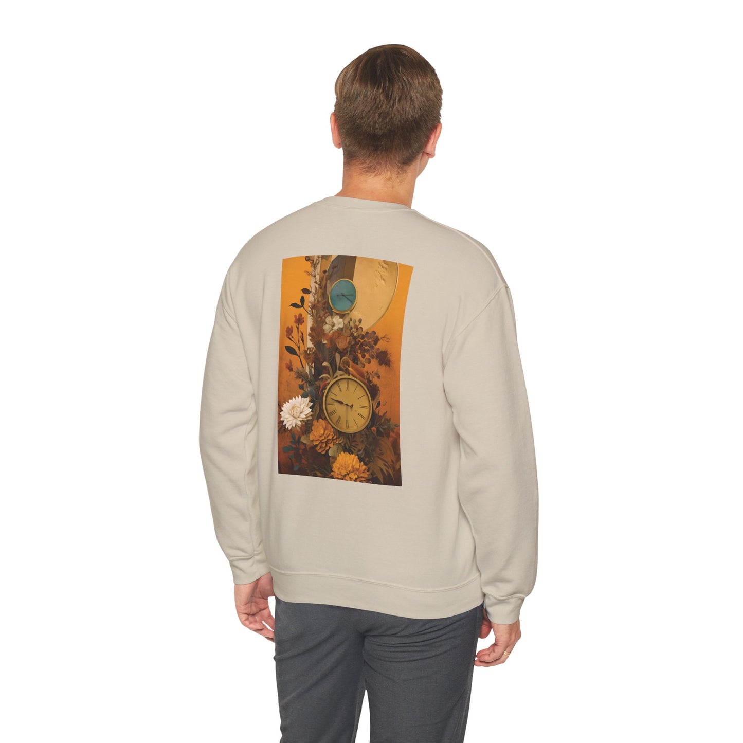 People, Time & Style: A Retro Journey Unisex Heavy Blend™ Crewneck Sweatshirt