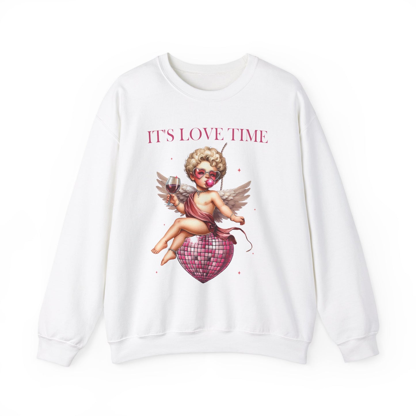 It’s Love Time Unisex Heavy Blend™ Crewneck Sweatshirt