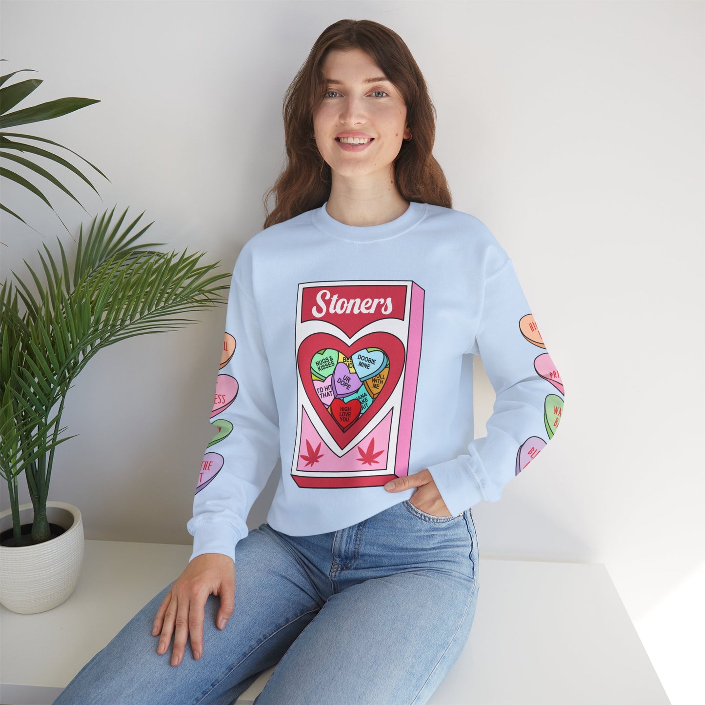 SweetHearts Stoner Unisex Heavy Blend™ Crewneck Sweatshirt