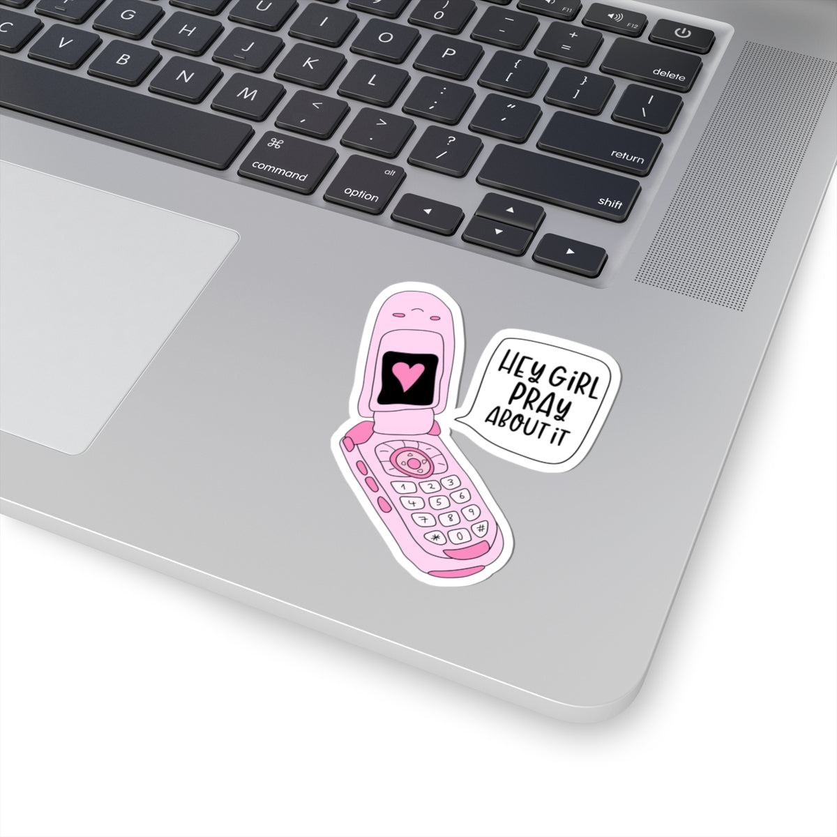 Hey Girl Pray About It Kiss-Cut Stickers