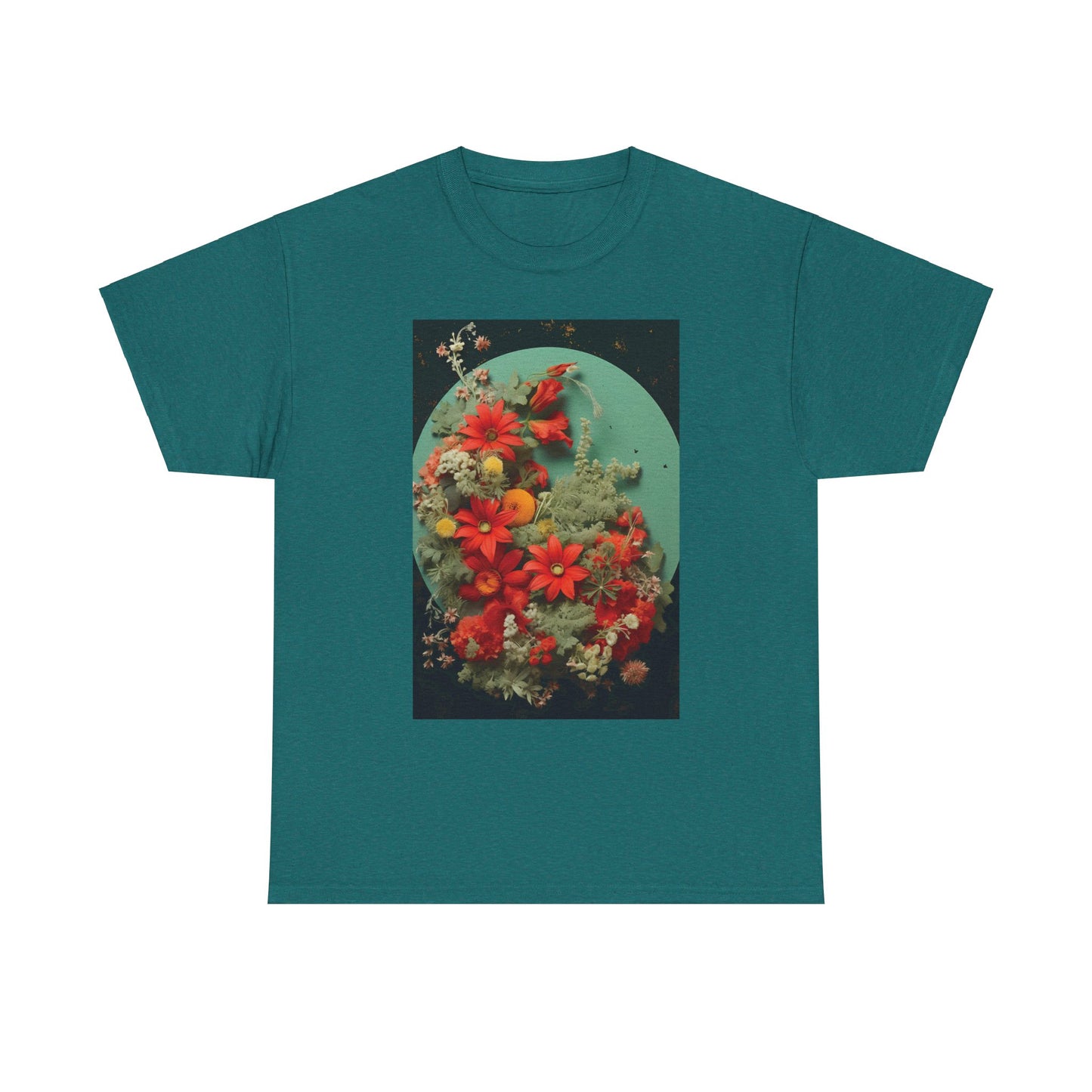 Flower Garden Unisex Heavy Cotton Tee