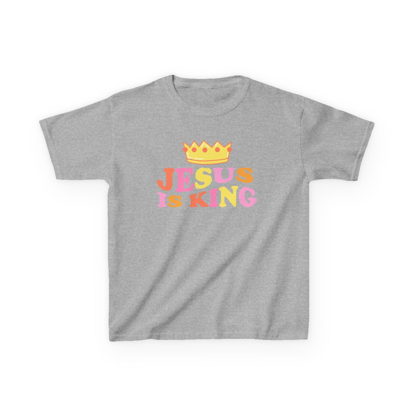 Jesus Is King Kids Heavy Cotton™ Tee