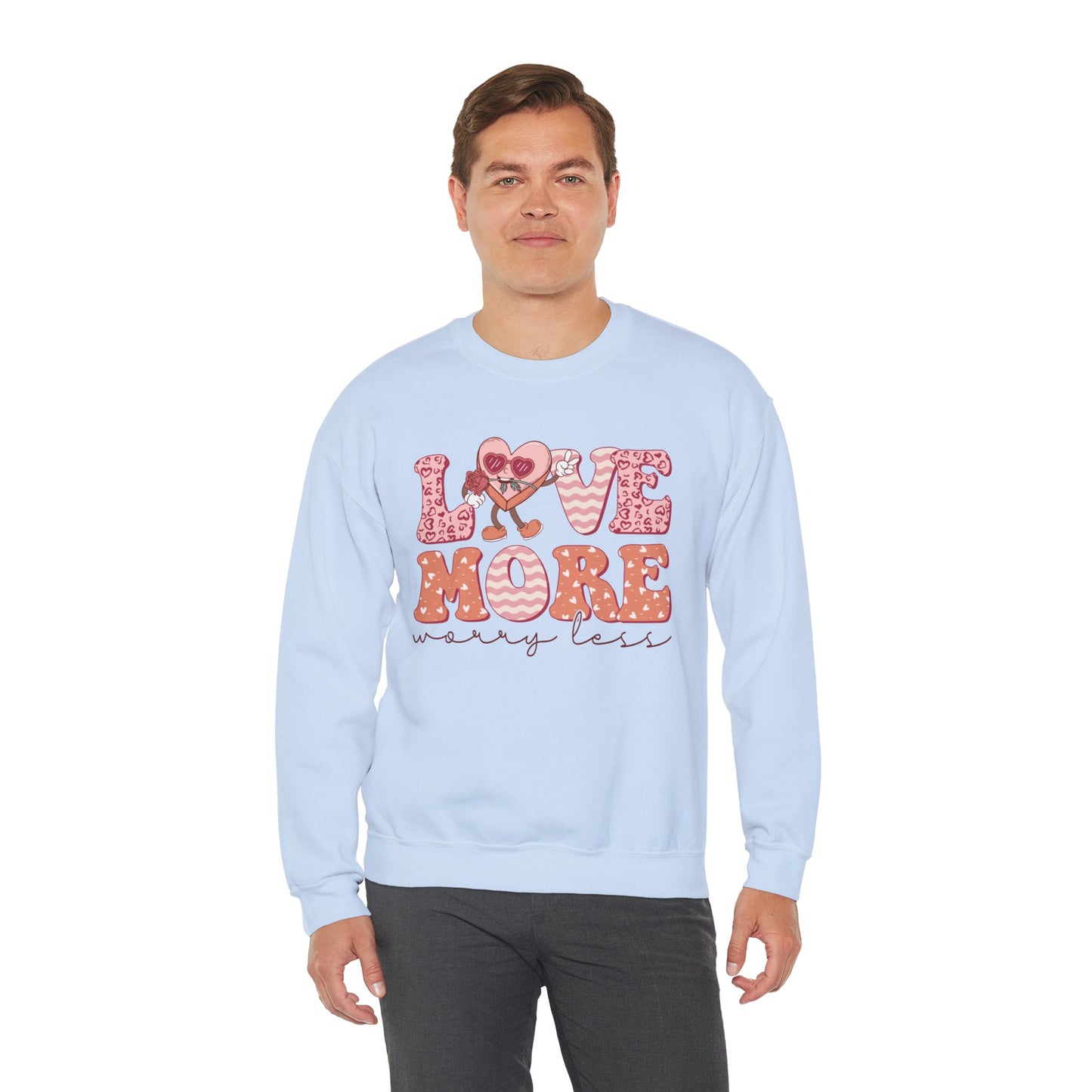 Love More Unisex Heavy Blend™ Crewneck Sweatshirt