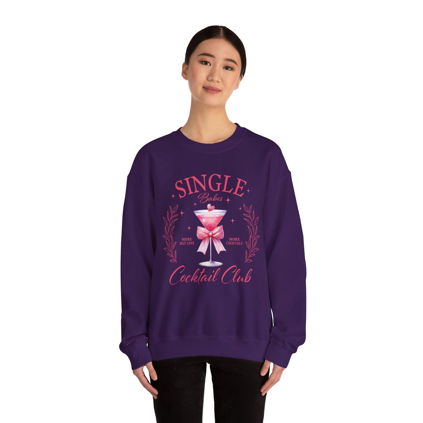 Single Babes Cocktail Club Unisex Heavy Blend™ Crewneck Sweatshirt
