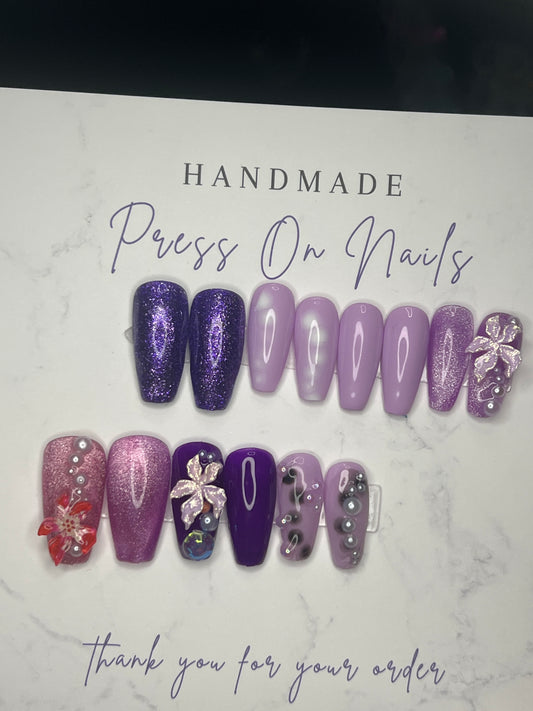 Purple Dream Medium Coffin