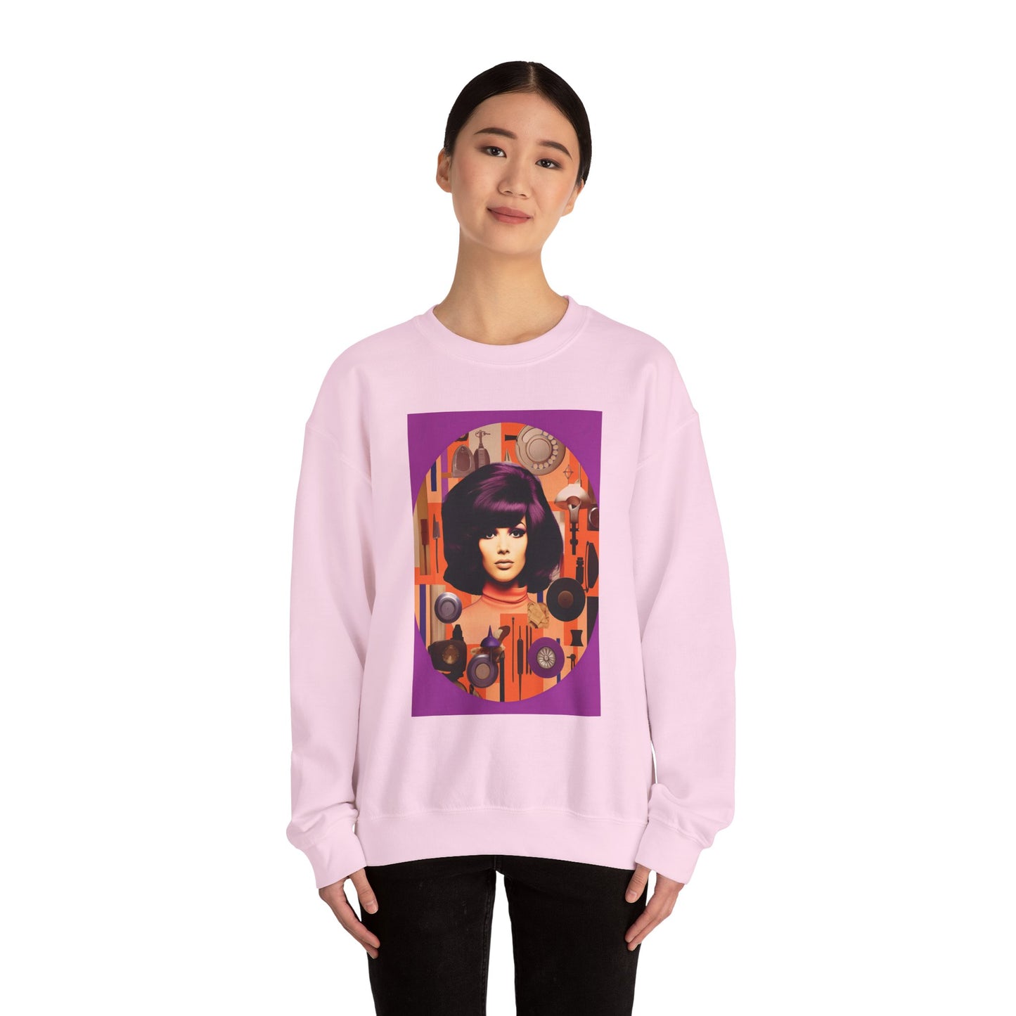 Purple Hue Unisex Heavy Blend™ Crewneck Sweatshirt