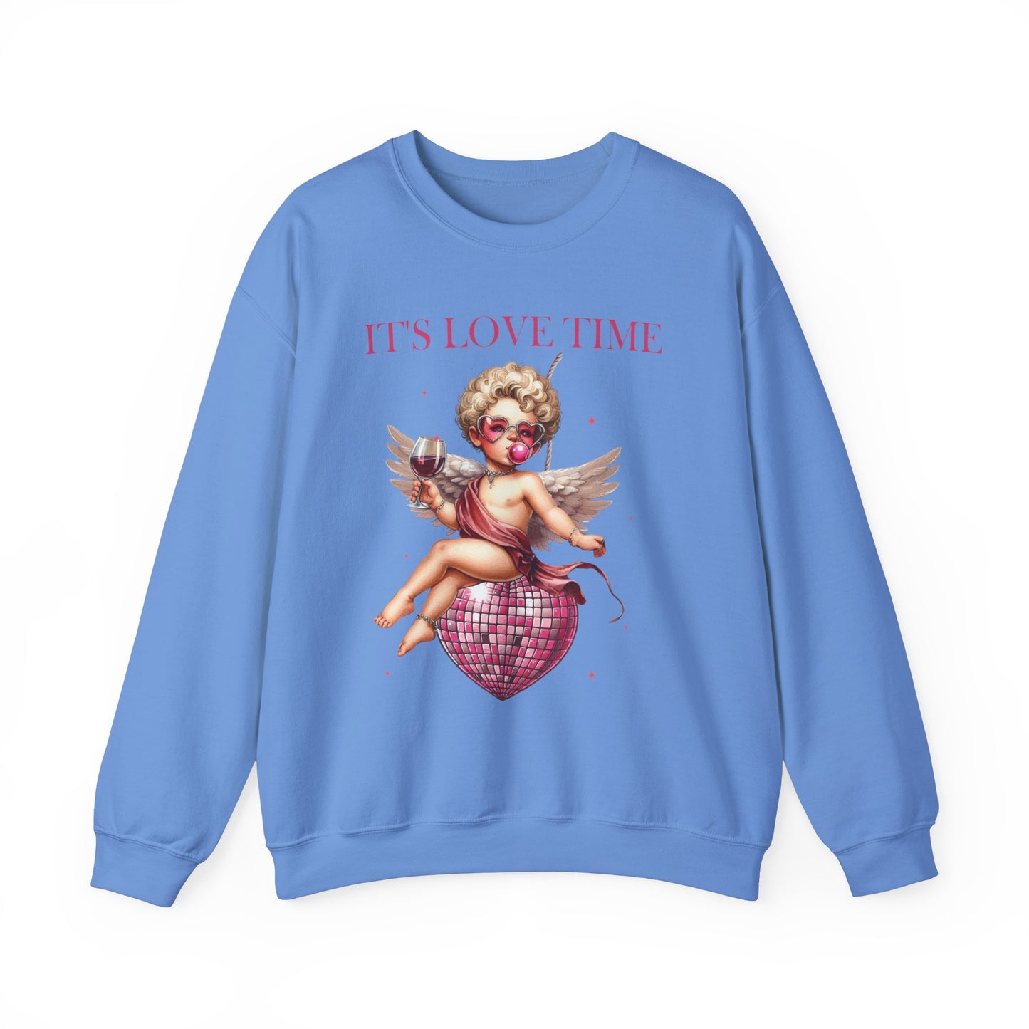 It’s Love Time Unisex Heavy Blend™ Crewneck Sweatshirt