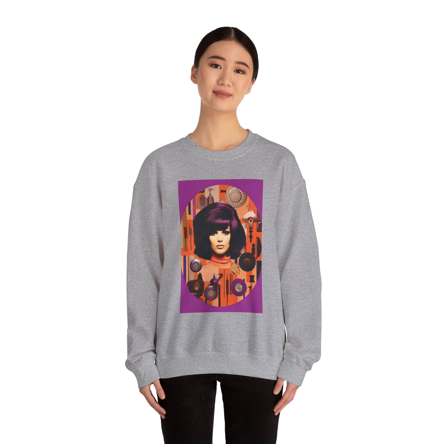 Purple Hue Unisex Heavy Blend™ Crewneck Sweatshirt