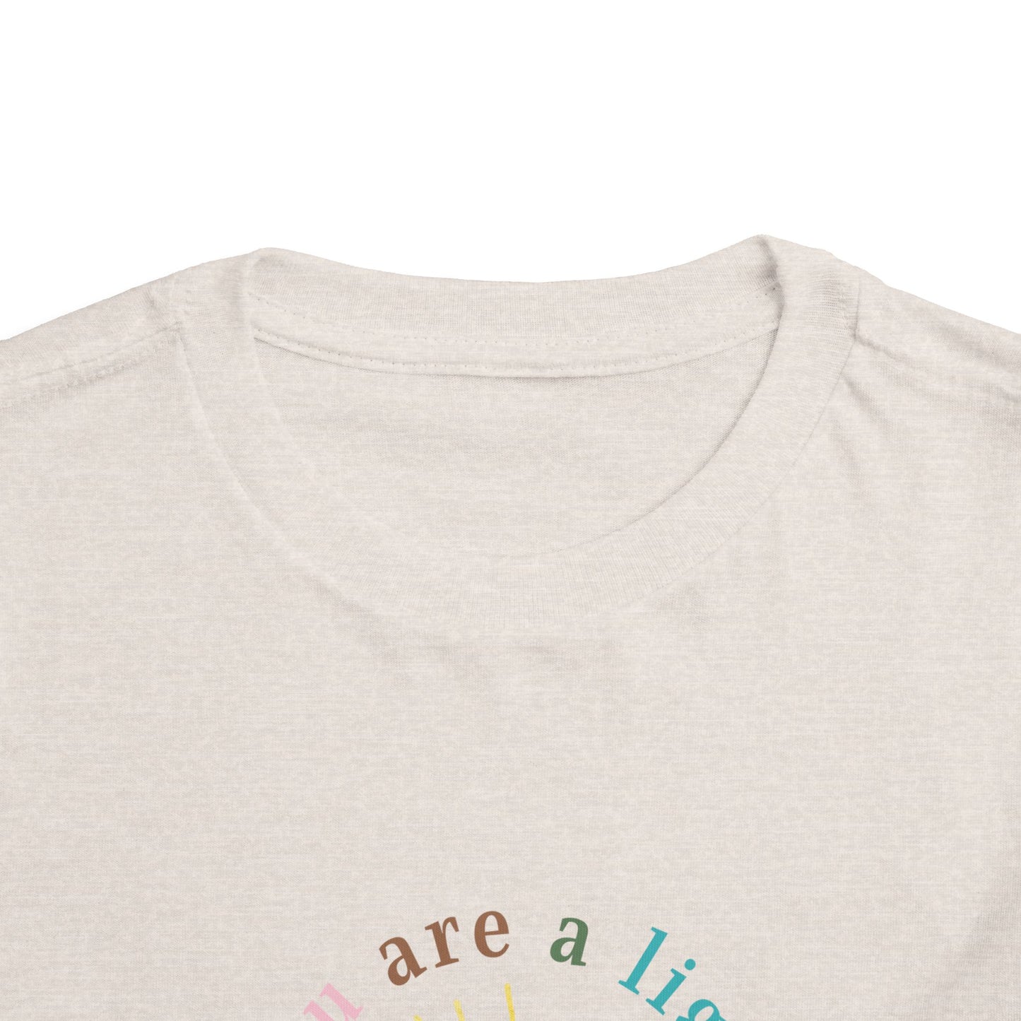 You Are A Light To The World Toddler Short Sleeve Tee