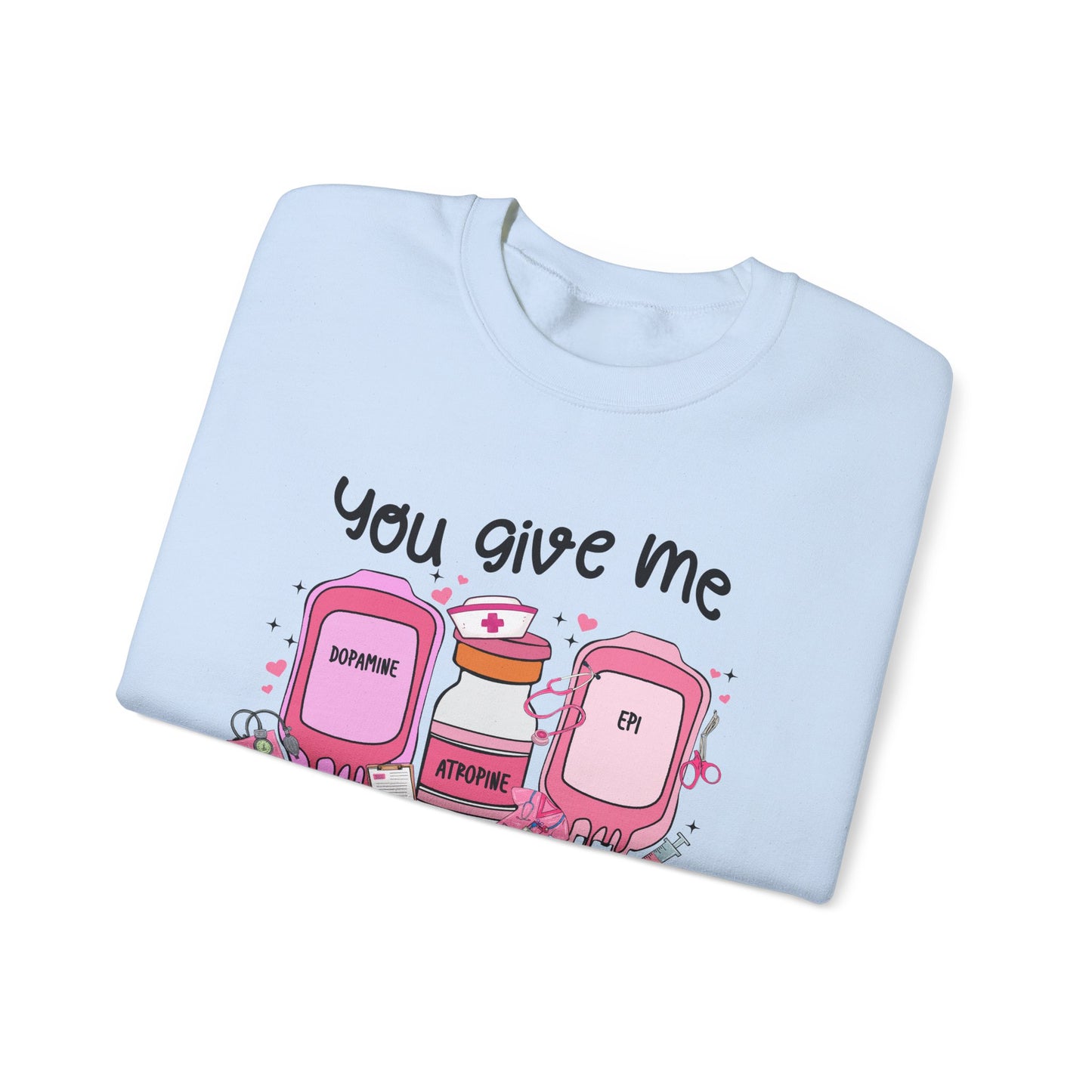 You Give Me Tachycardia Unisex Heavy Blend™ Crewneck Sweatshirt