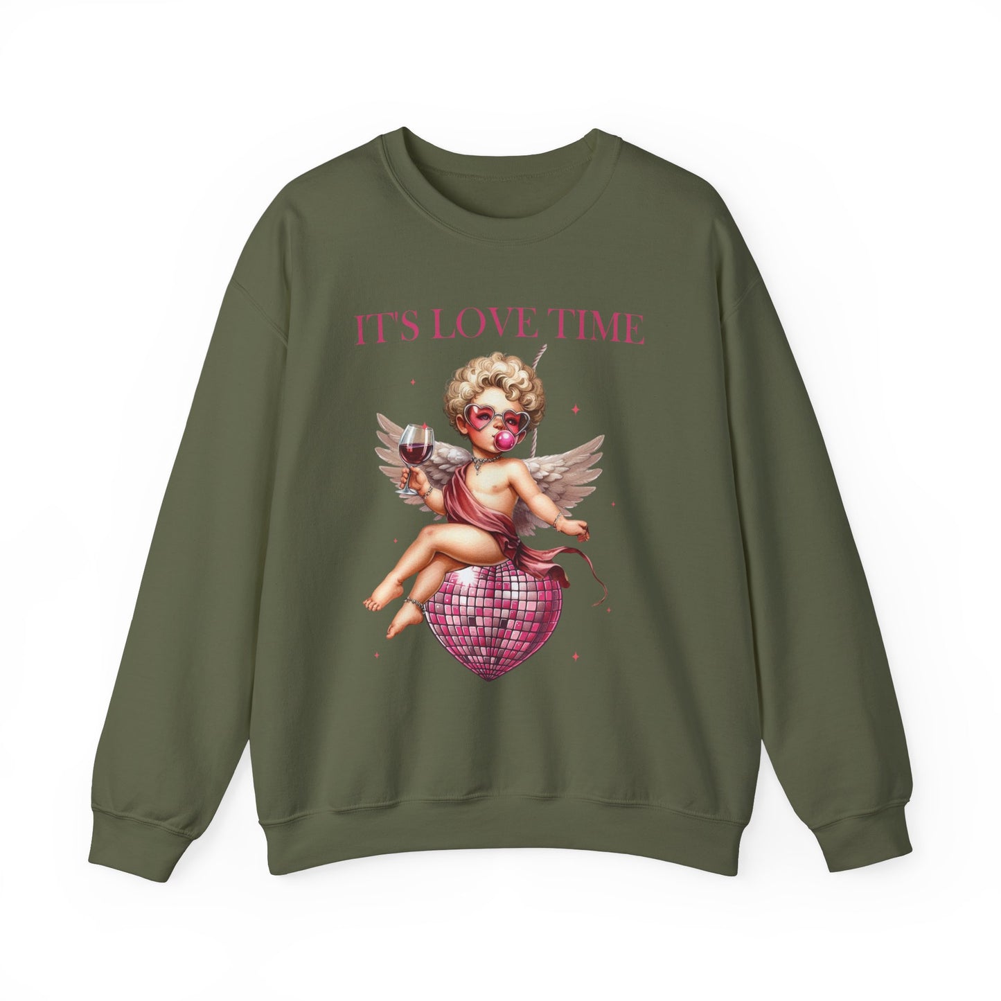 It’s Love Time Unisex Heavy Blend™ Crewneck Sweatshirt