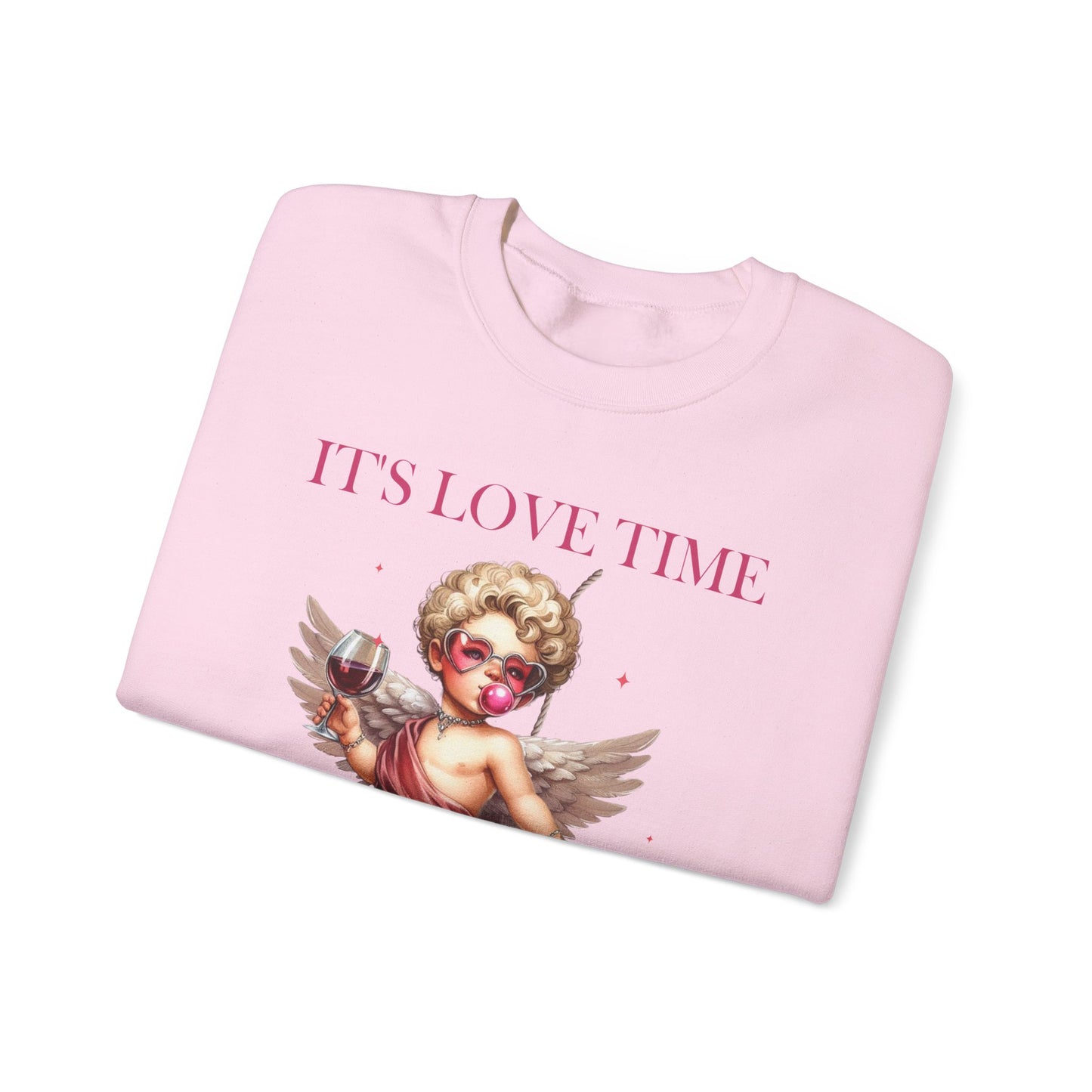 It’s Love Time Unisex Heavy Blend™ Crewneck Sweatshirt