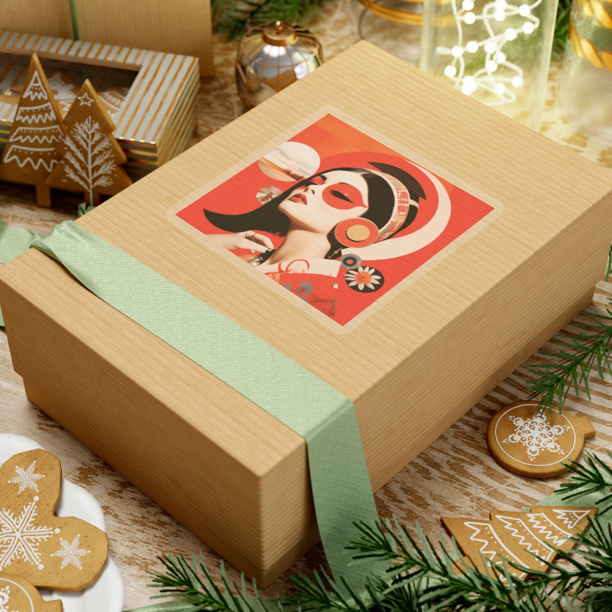 Golden Hour Babe Kiss-Cut Stickers