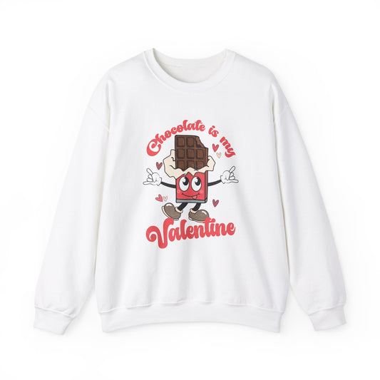 Chocolate is My Valentine Unisex Heavy Blend™ Crewneck Sweatshirt