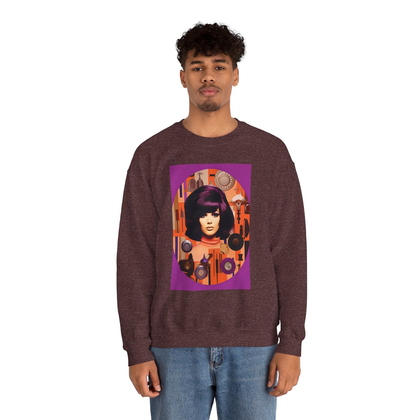 Purple Hue Unisex Heavy Blend™ Crewneck Sweatshirt