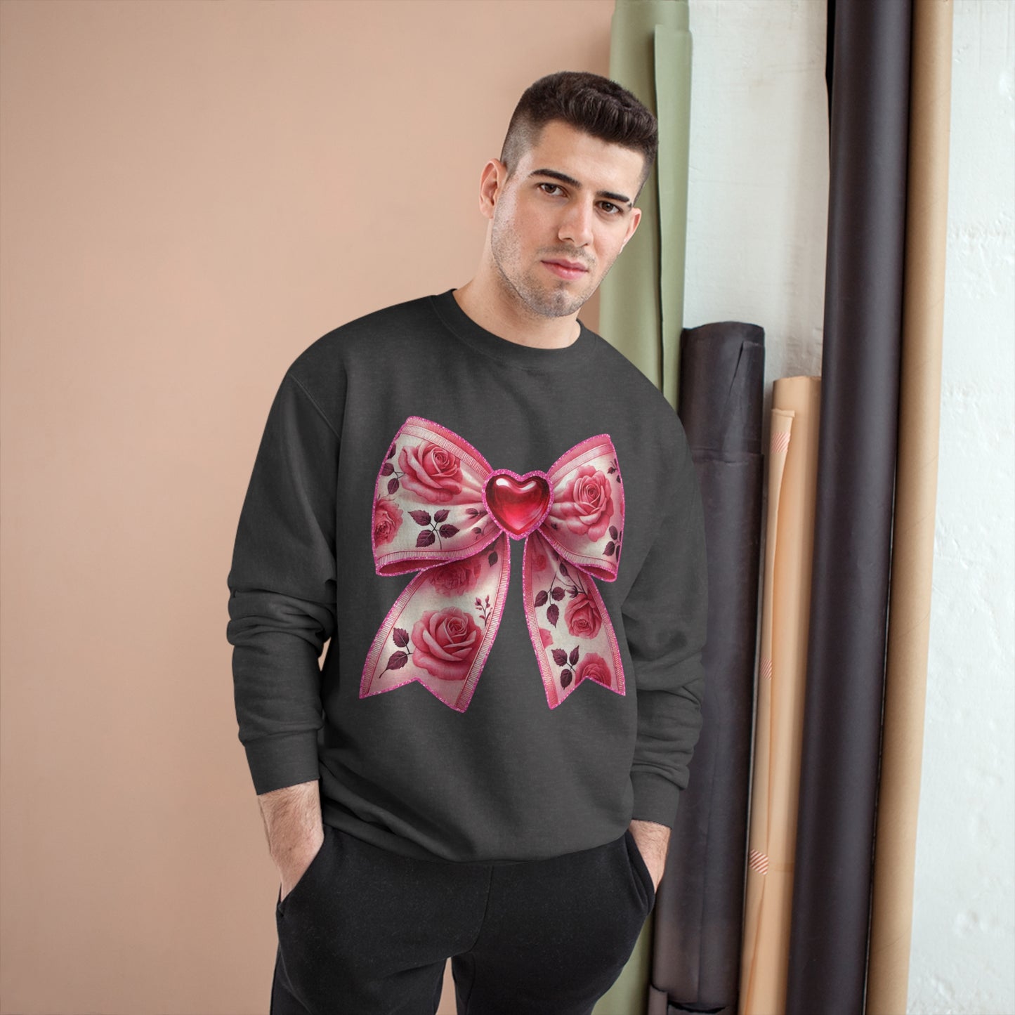 Boujee Big Bow Champion Sweatshirt