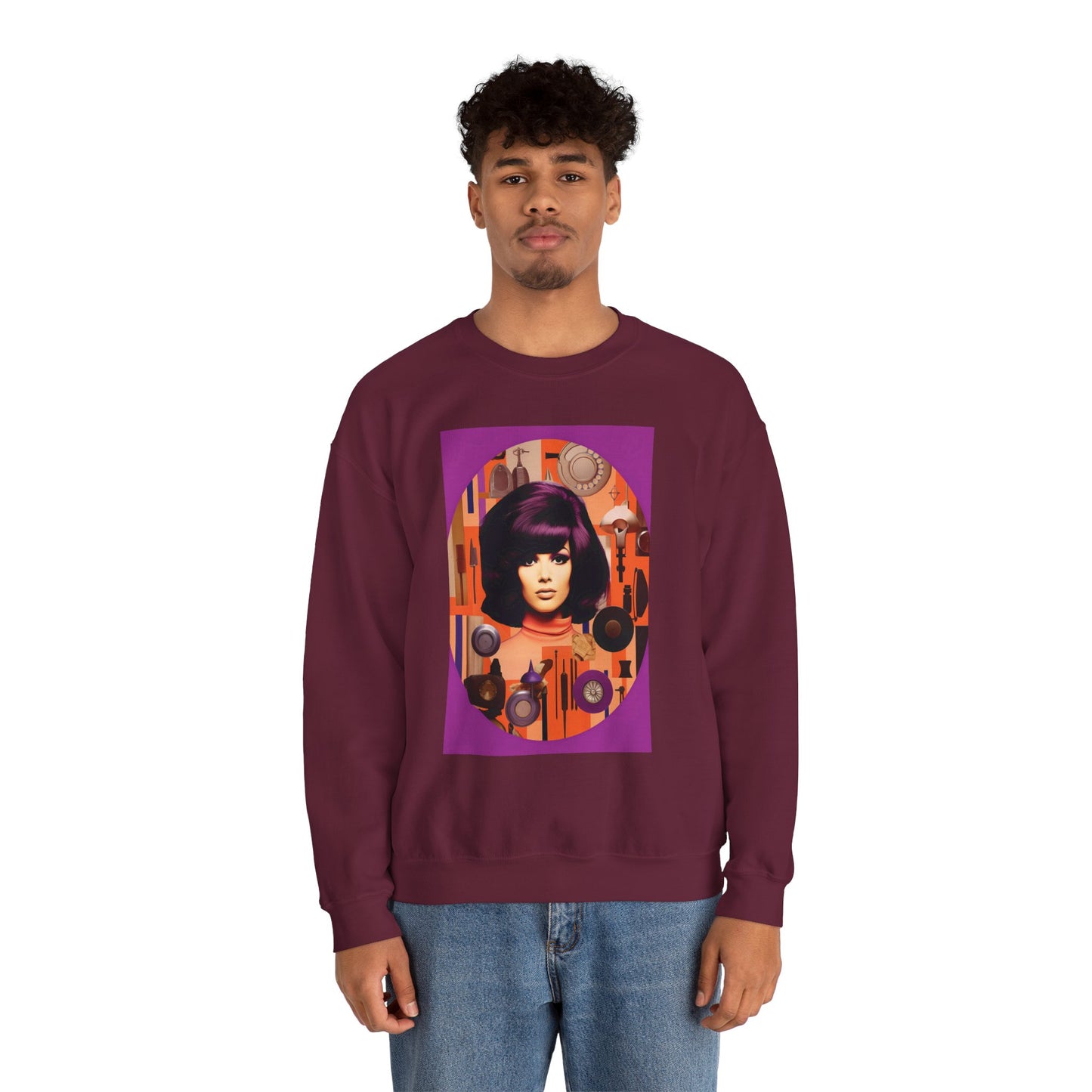 Purple Hue Unisex Heavy Blend™ Crewneck Sweatshirt