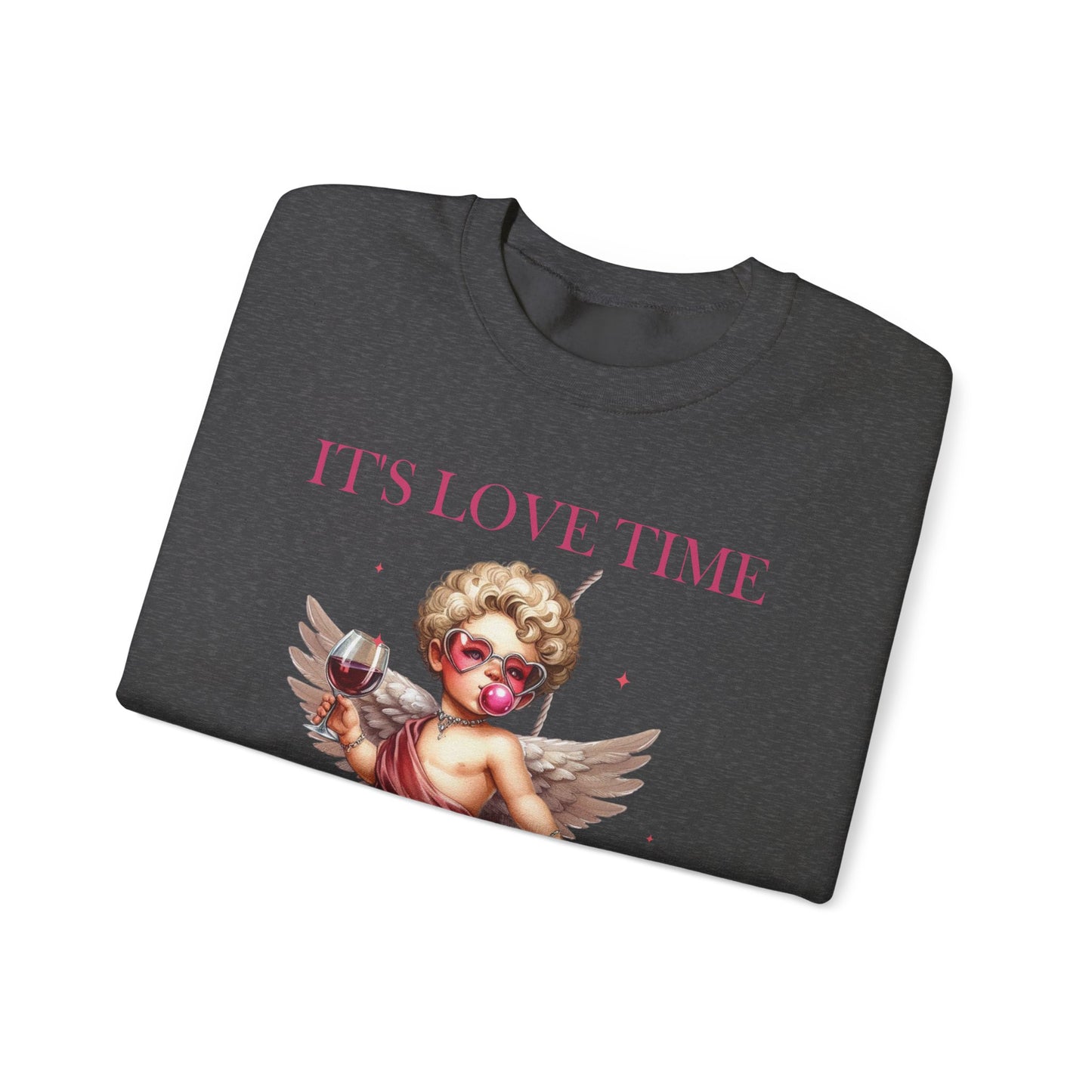 It’s Love Time Unisex Heavy Blend™ Crewneck Sweatshirt
