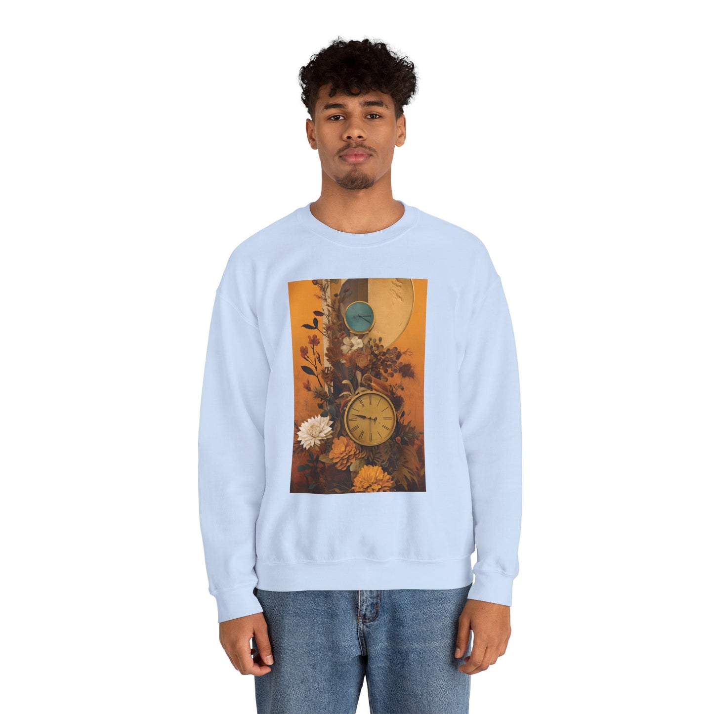 People, Time & Style: A Retro Journey Unisex Heavy Blend™ Crewneck Sweatshirt