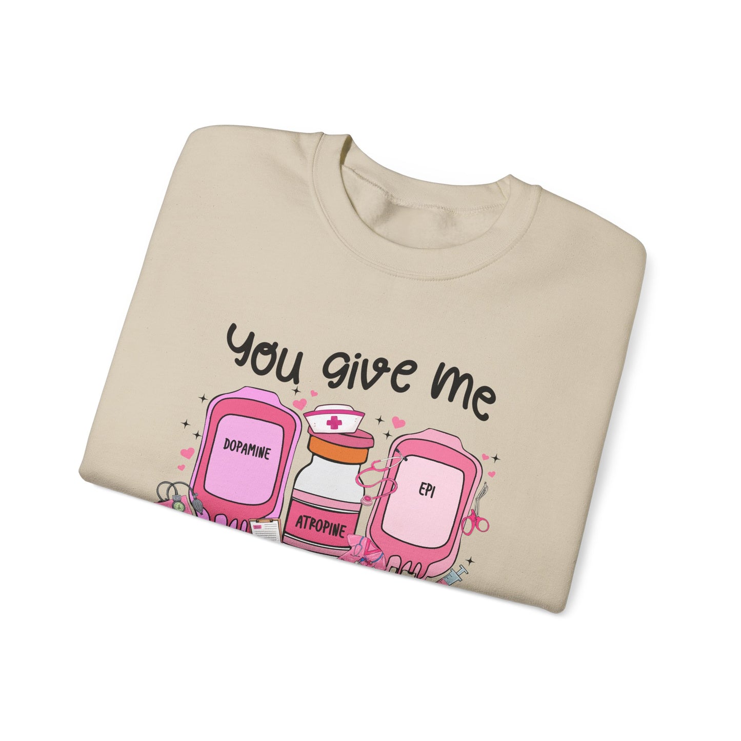 You Give Me Tachycardia Unisex Heavy Blend™ Crewneck Sweatshirt