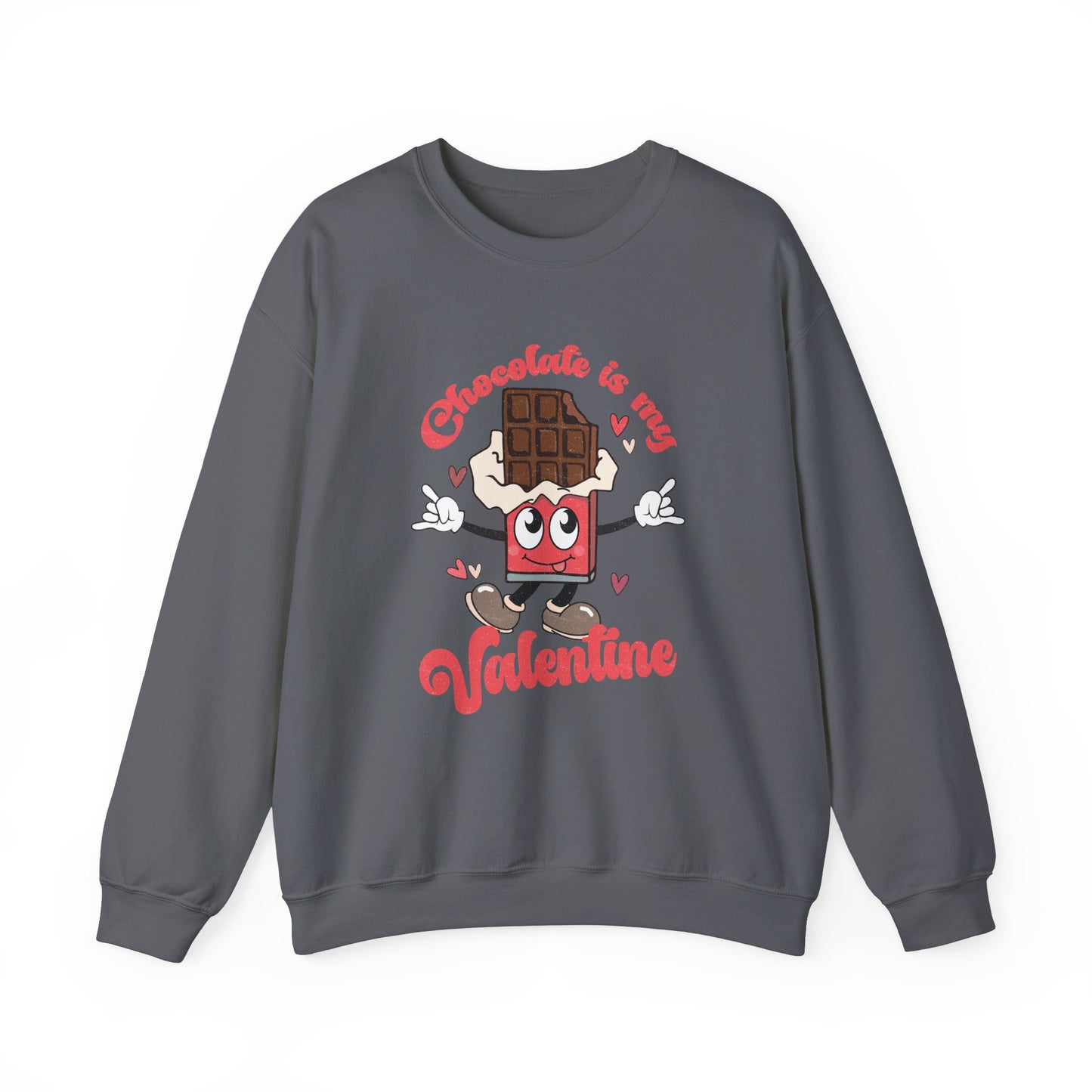 Chocolate is My Valentine Unisex Heavy Blend™ Crewneck Sweatshirt