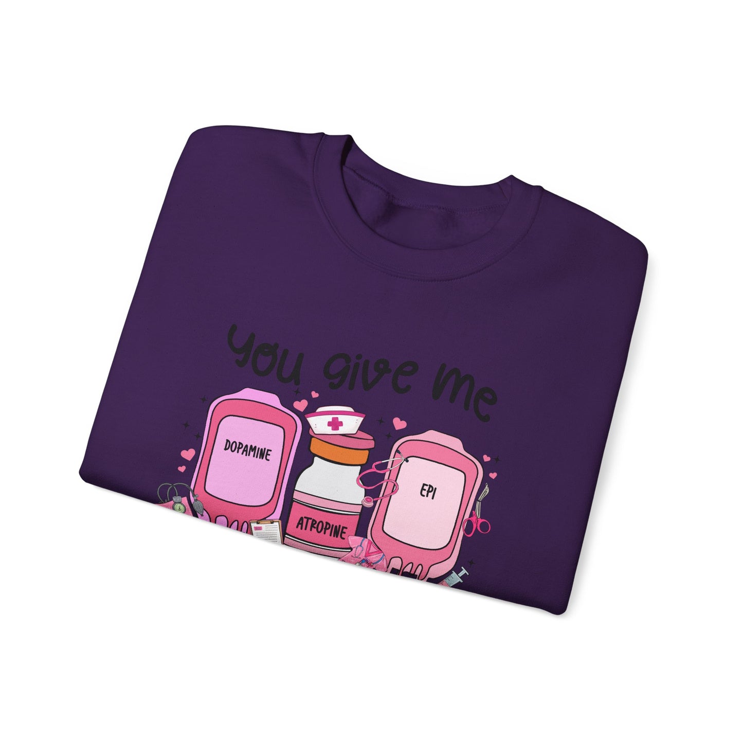 You Give Me Tachycardia Unisex Heavy Blend™ Crewneck Sweatshirt