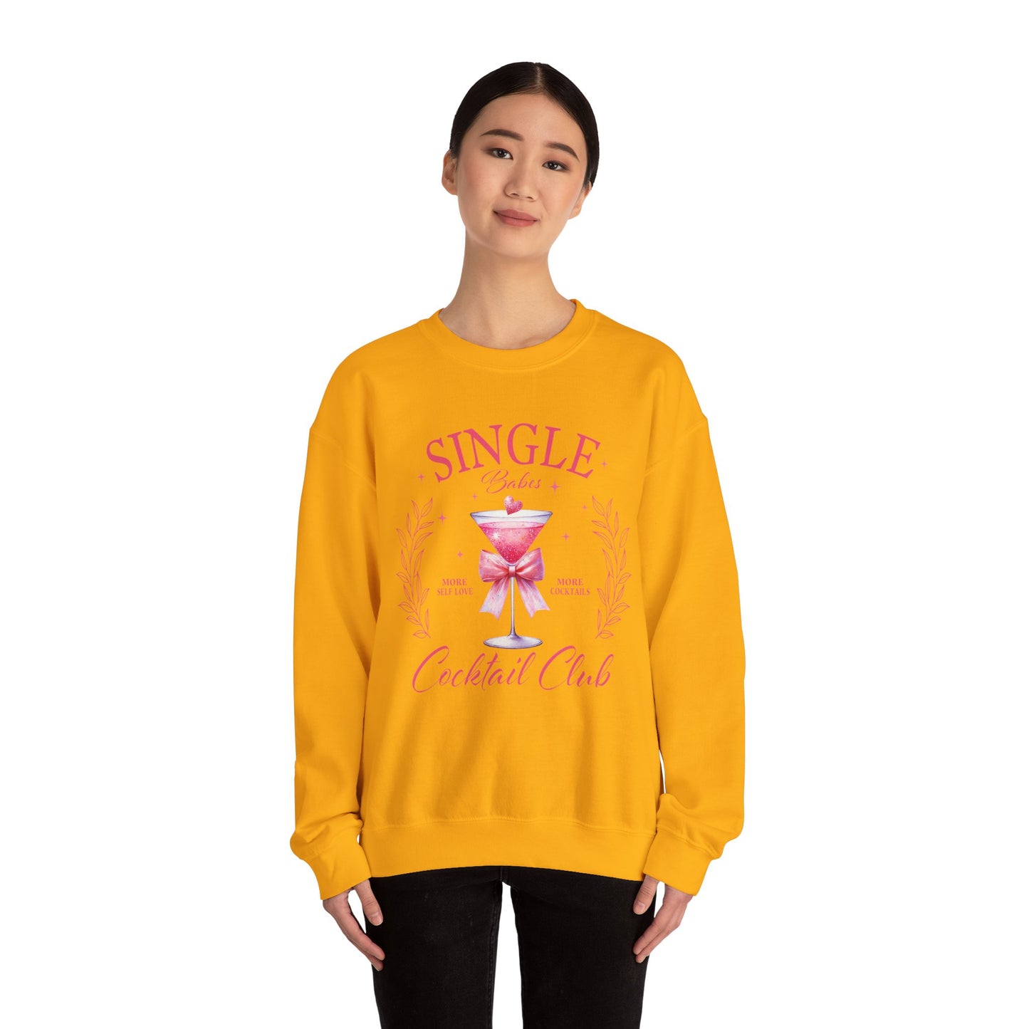 Single Babes Cocktail Club Unisex Heavy Blend™ Crewneck Sweatshirt