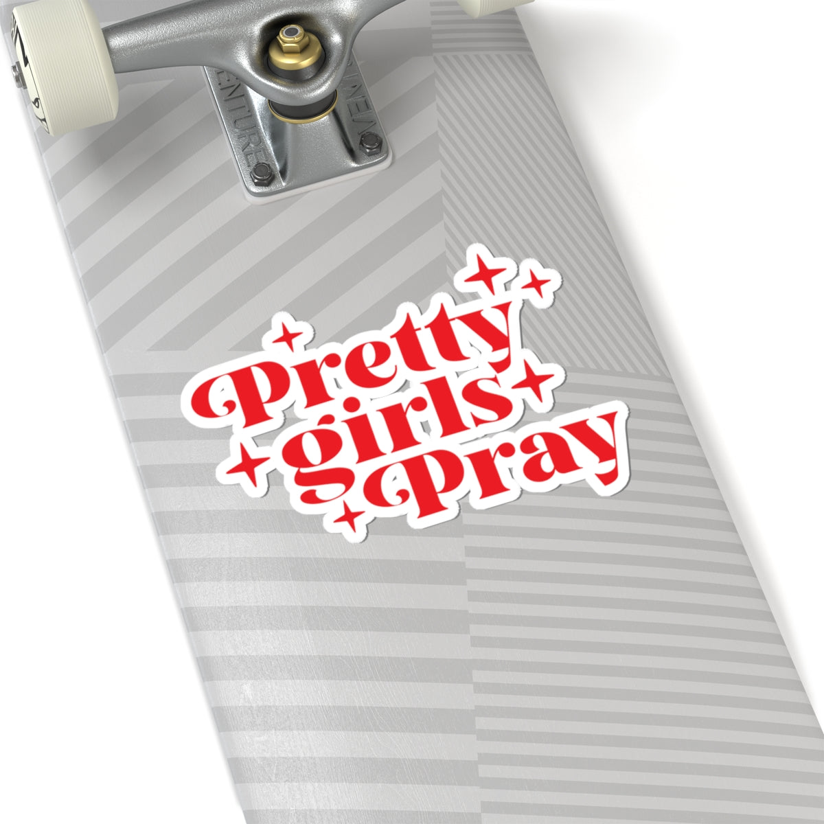 Pretty girls Pray Kiss-Cut Stickers