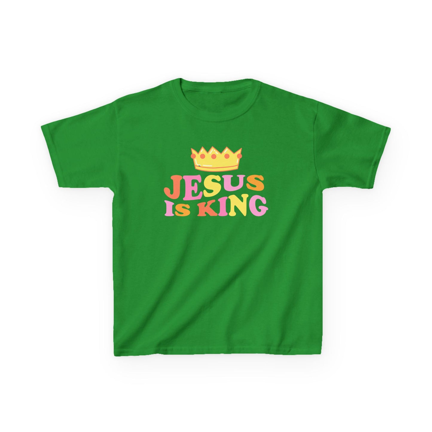 Jesus Is King Kids Heavy Cotton™ Tee