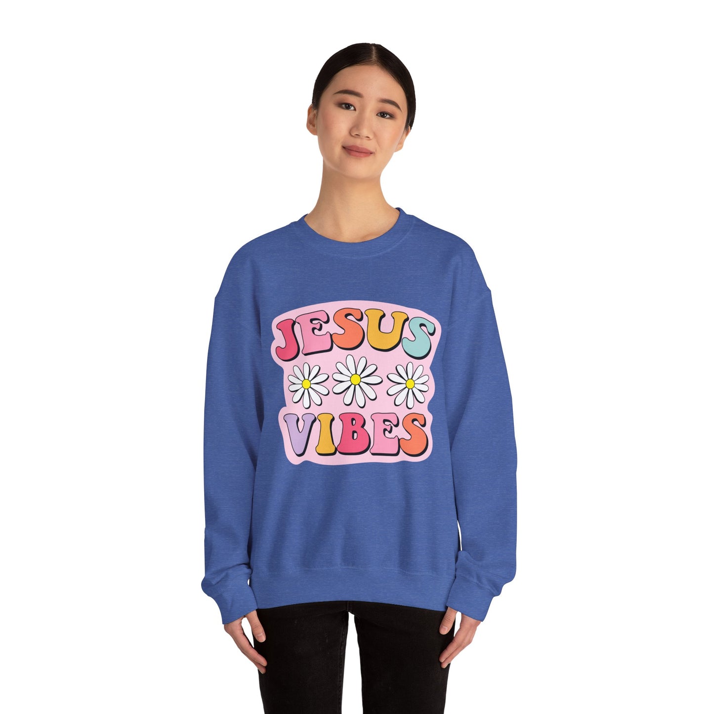 Jesus Vibes Unisex Heavy Blend™ Crewneck Sweatshirt