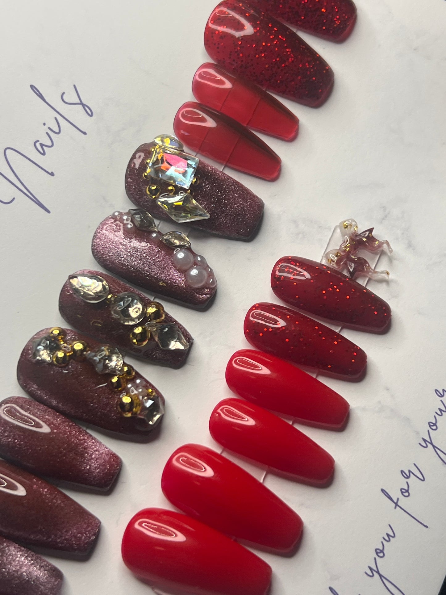 Red Flare Long Coffin