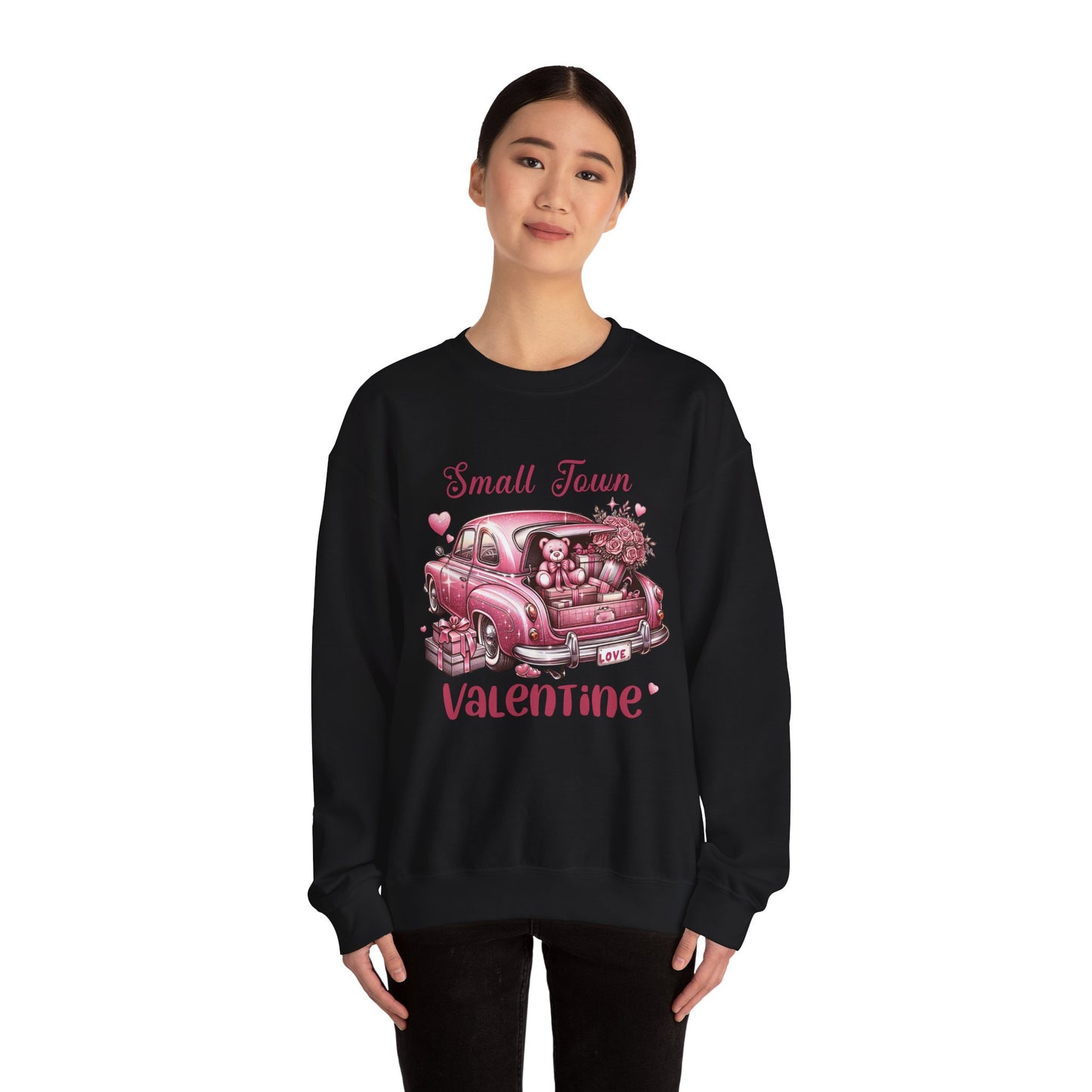 Small Town Valentine Unisex Heavy Blend™ Crewneck Sweatshirt